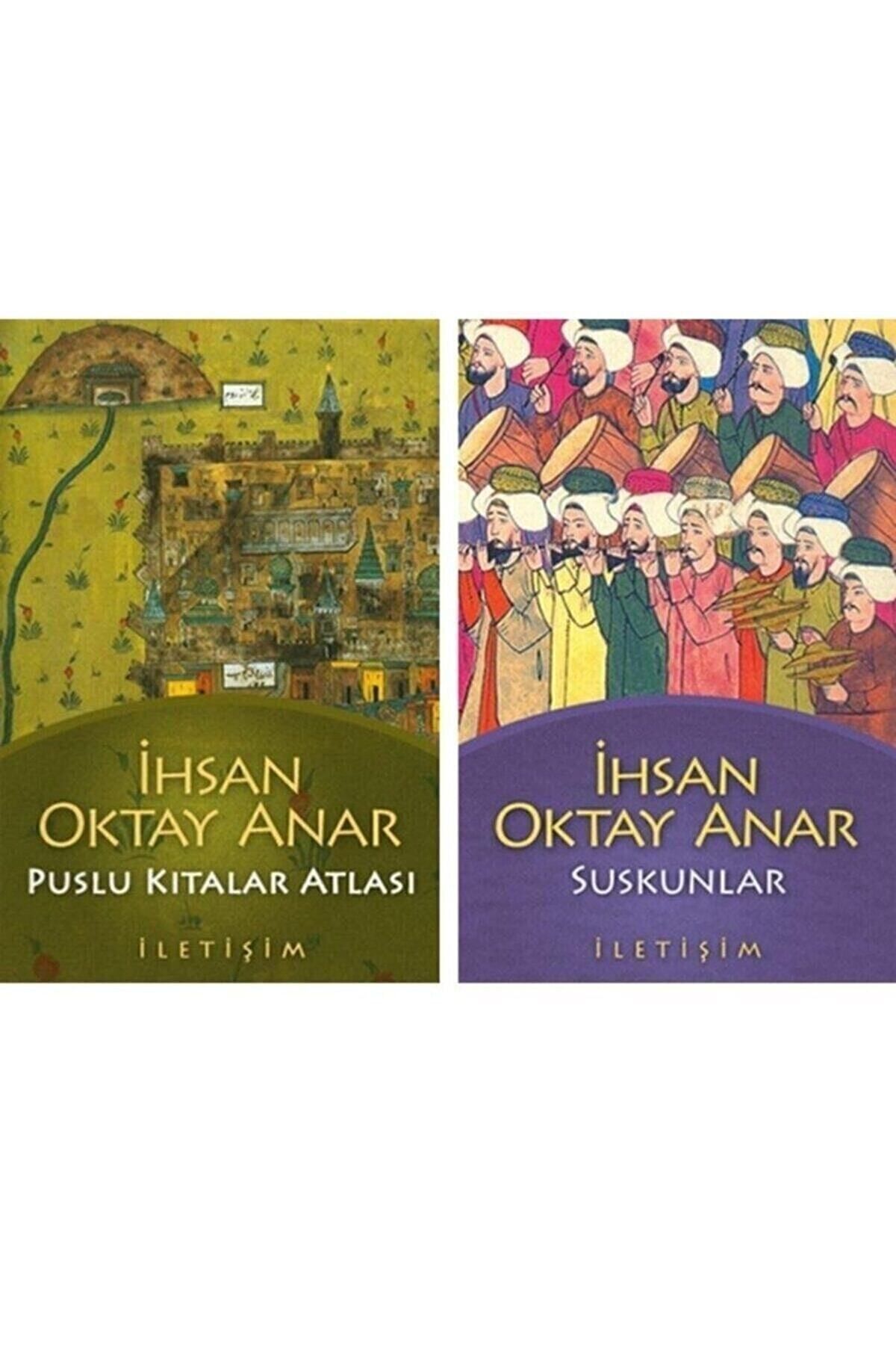 İletişim Yayınları Hediyeli - 2'li Set Puslu Kıtalar Atlası - Suskunlar - Ihsan Oktay Anar