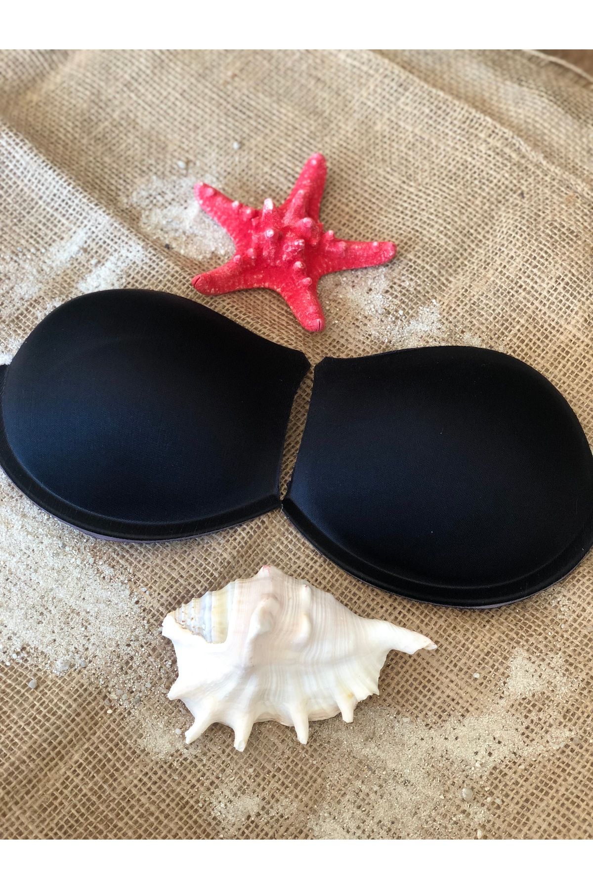 mirach Double Dolgu Push Up Siyah Göğüs Dolgusu Yükseltilmiş Ve Şekillendirilmiş Görünüm
