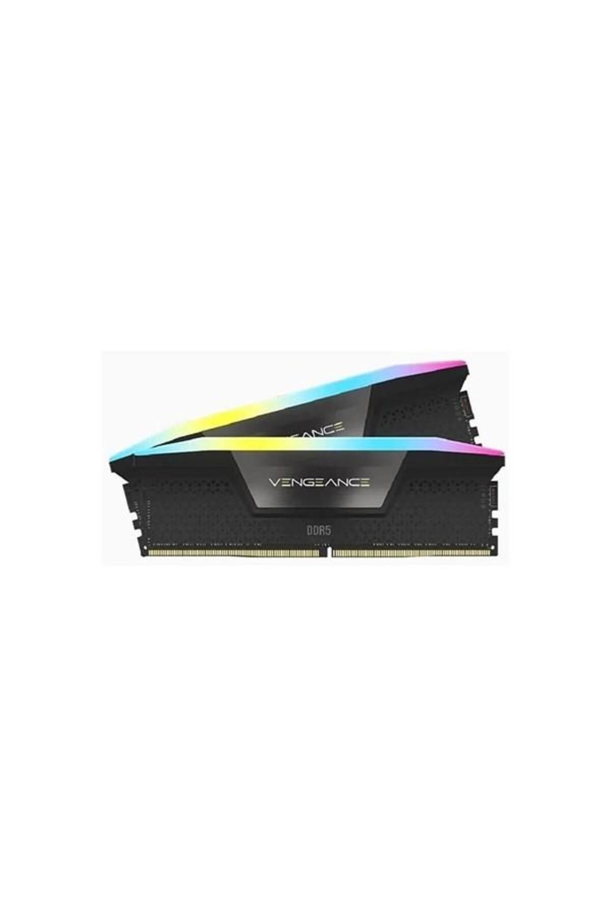 Corsair Corsaır 32gb (2X 16GB) Ddr5 6000mhz Cl40 Dual Kıt Rgb Pc Ram Cmh32gx5m2b600 Kutu Açık(OUTLET)