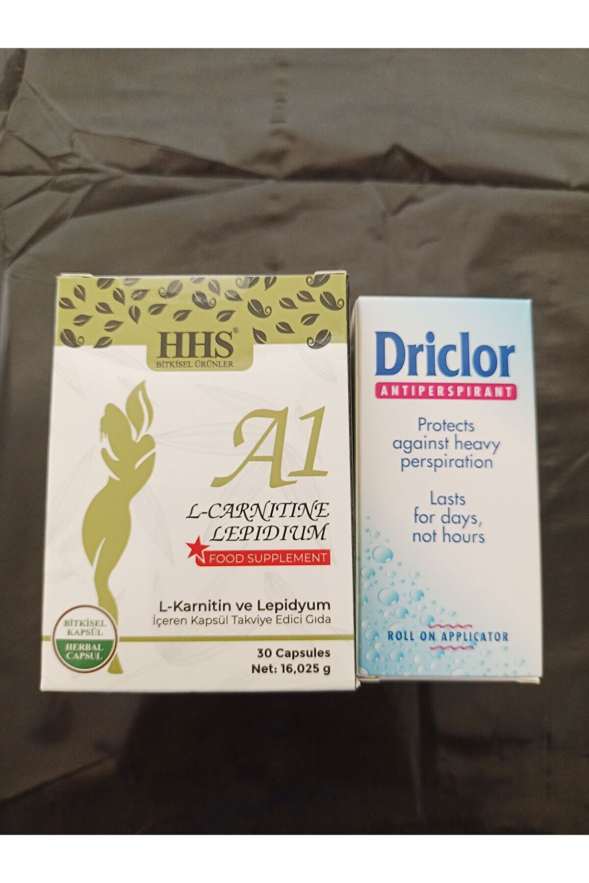Hhs A1 L-carnitine Lepidium Bitkisel 30 Kaps&amp;uuml;l Driclor Rollon Hediye