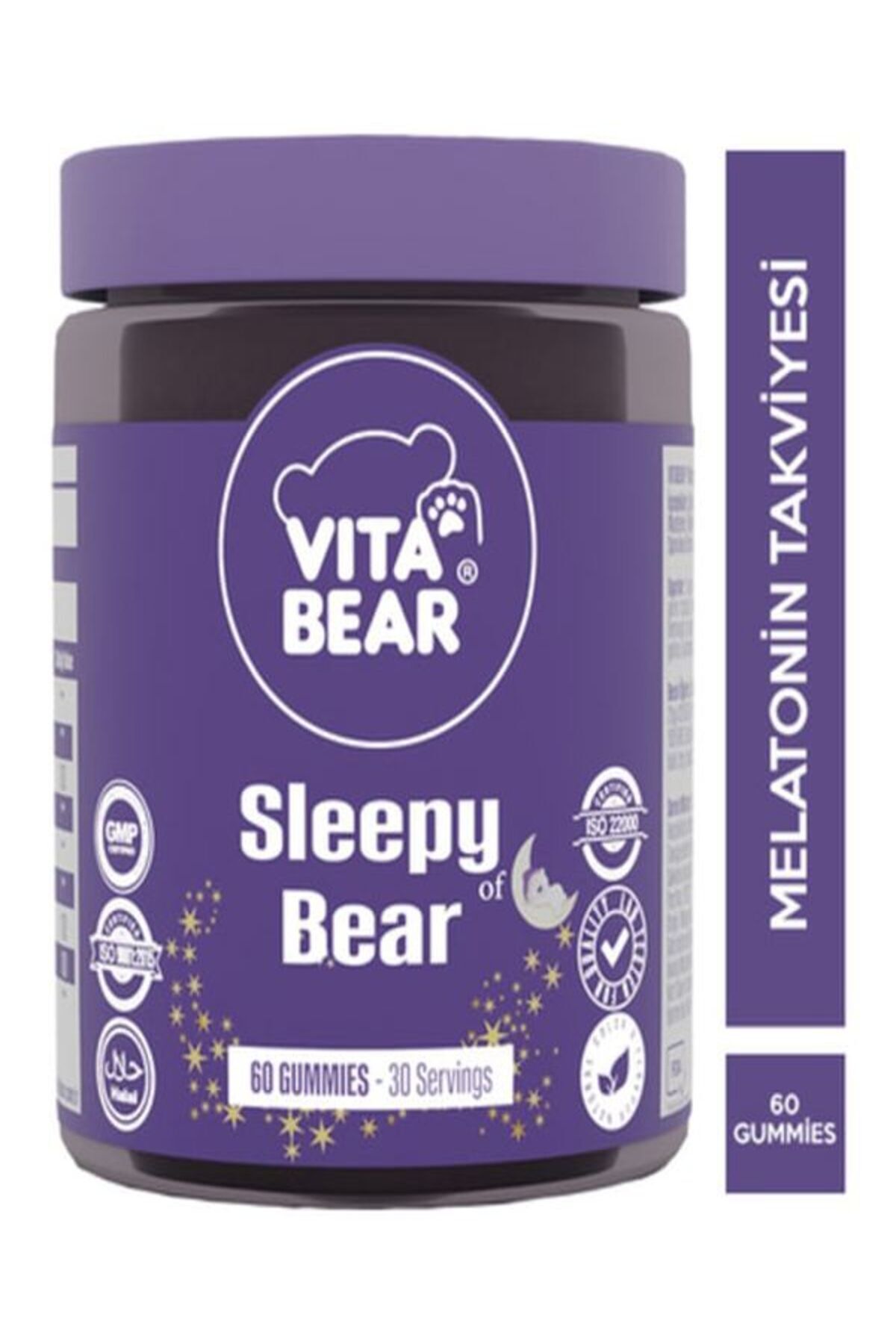 Vita Bear Sleepy Bear Uyku Düzenleyici Vitamin 60 Gummies