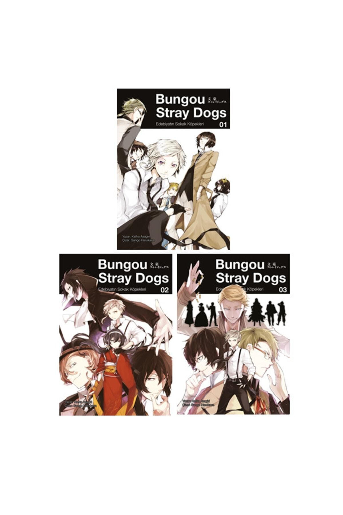 Gerekli Şeyler Yayıncılık Bungou Stray Dogs 1-2-3. Ciltler Manga Seti