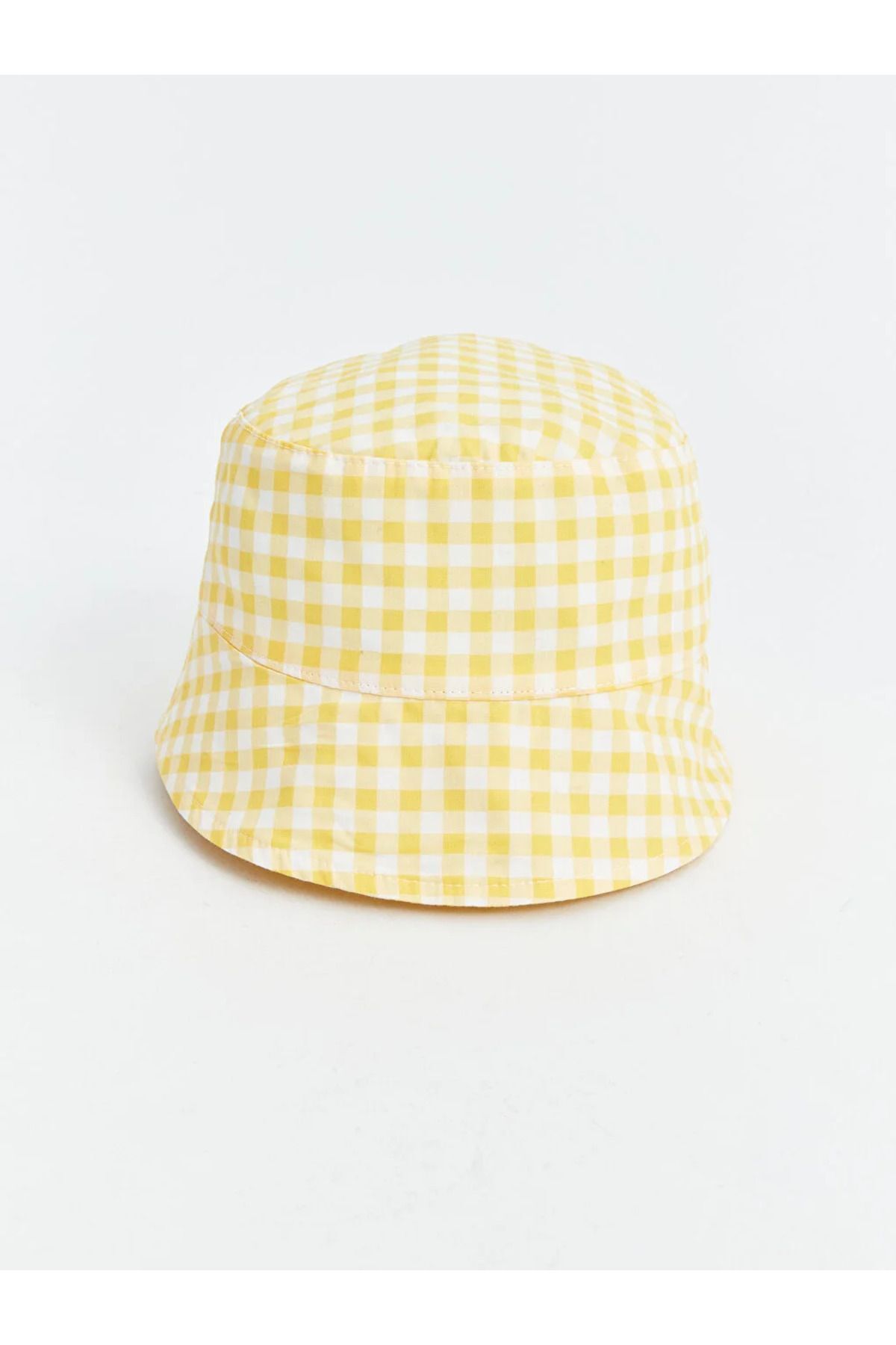 LC Waikiki LCW baby Ekose Desenli Kız Bebek Bucket Şapka