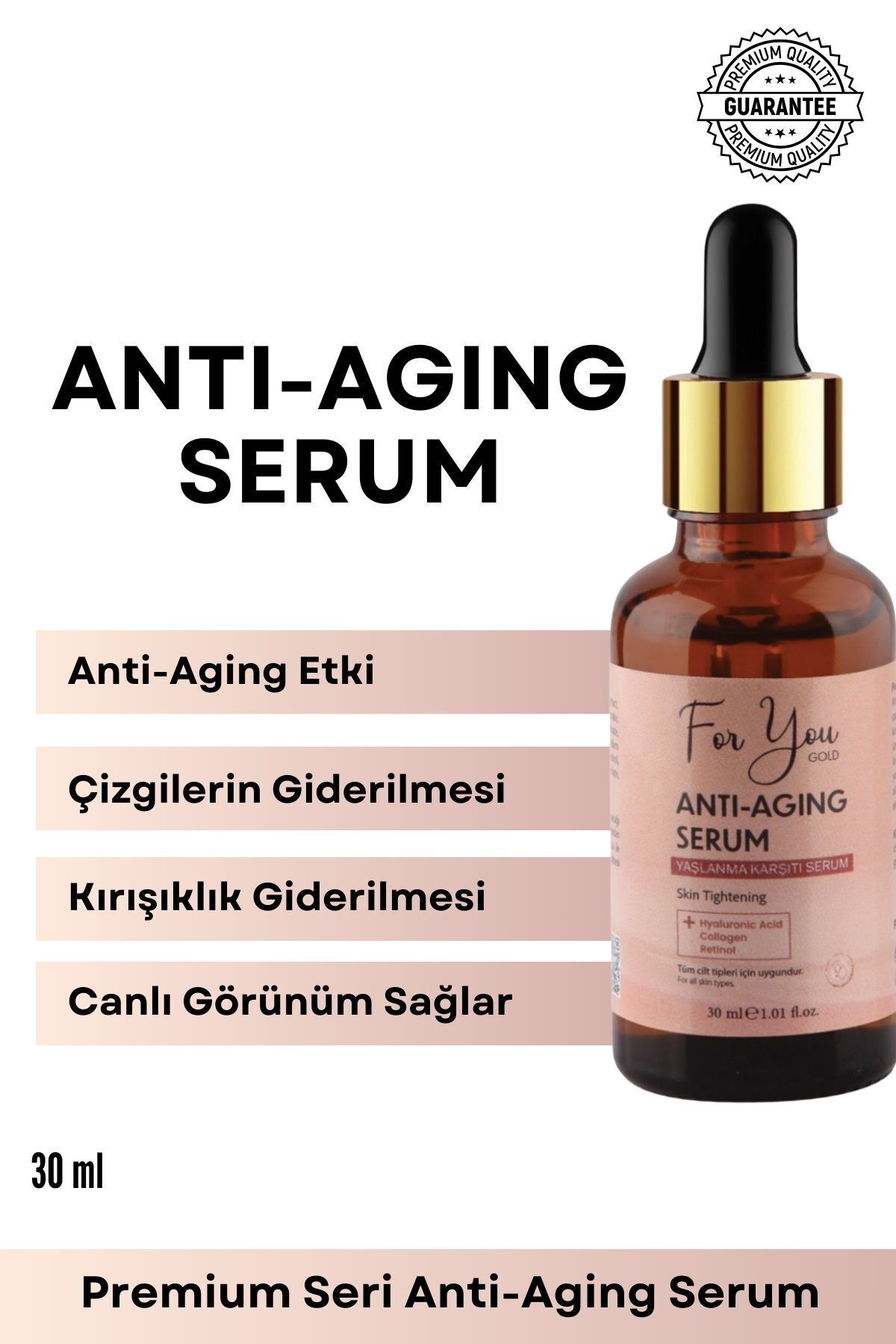 For You Gold Anti Aging Serum 30 Ml