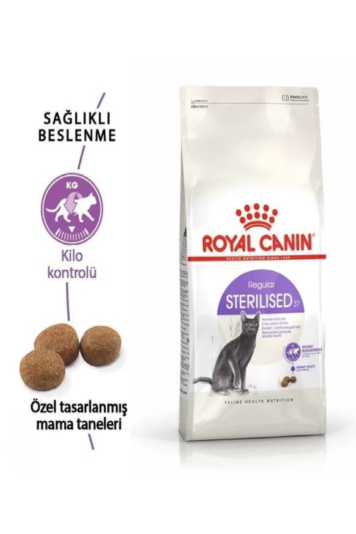 Royal Canin Sterilised 37 Kısırlaştırılmış Kedi Kuru Maması 2 kg