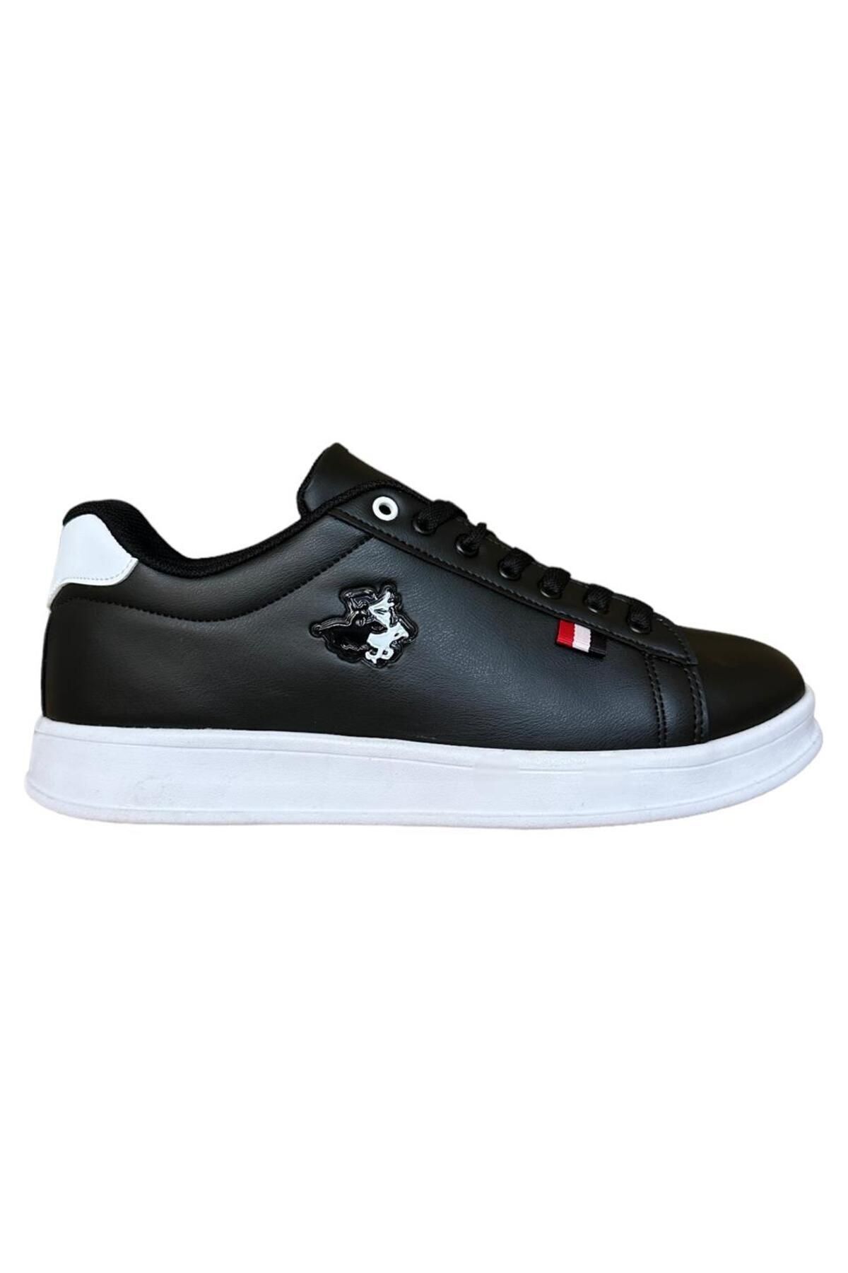 Liger Unisex Sneakers Günlük Spor Ayakkabı Siyah - Beyaz