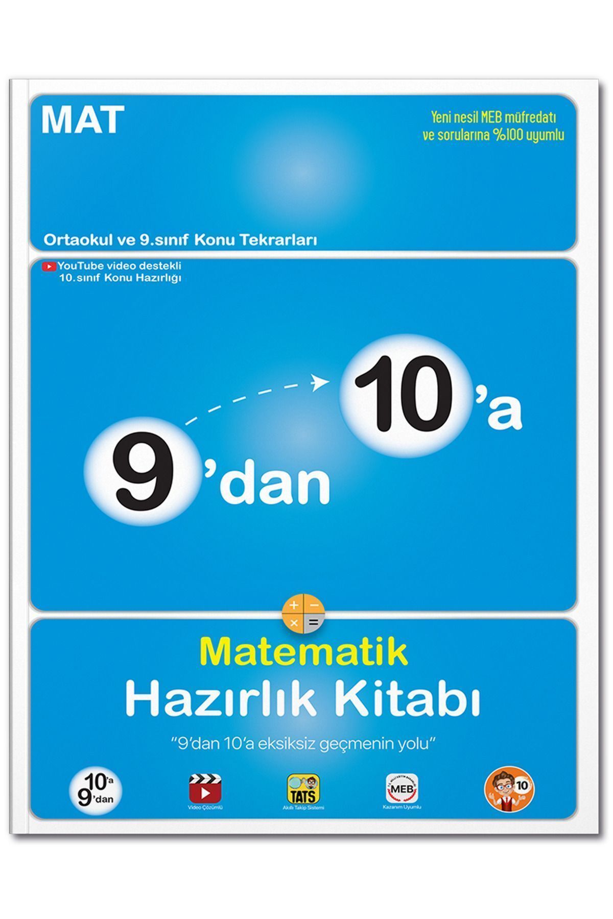 Tonguç Yayınları 9'dan 10'a Matematik Hazırlık Kitabı