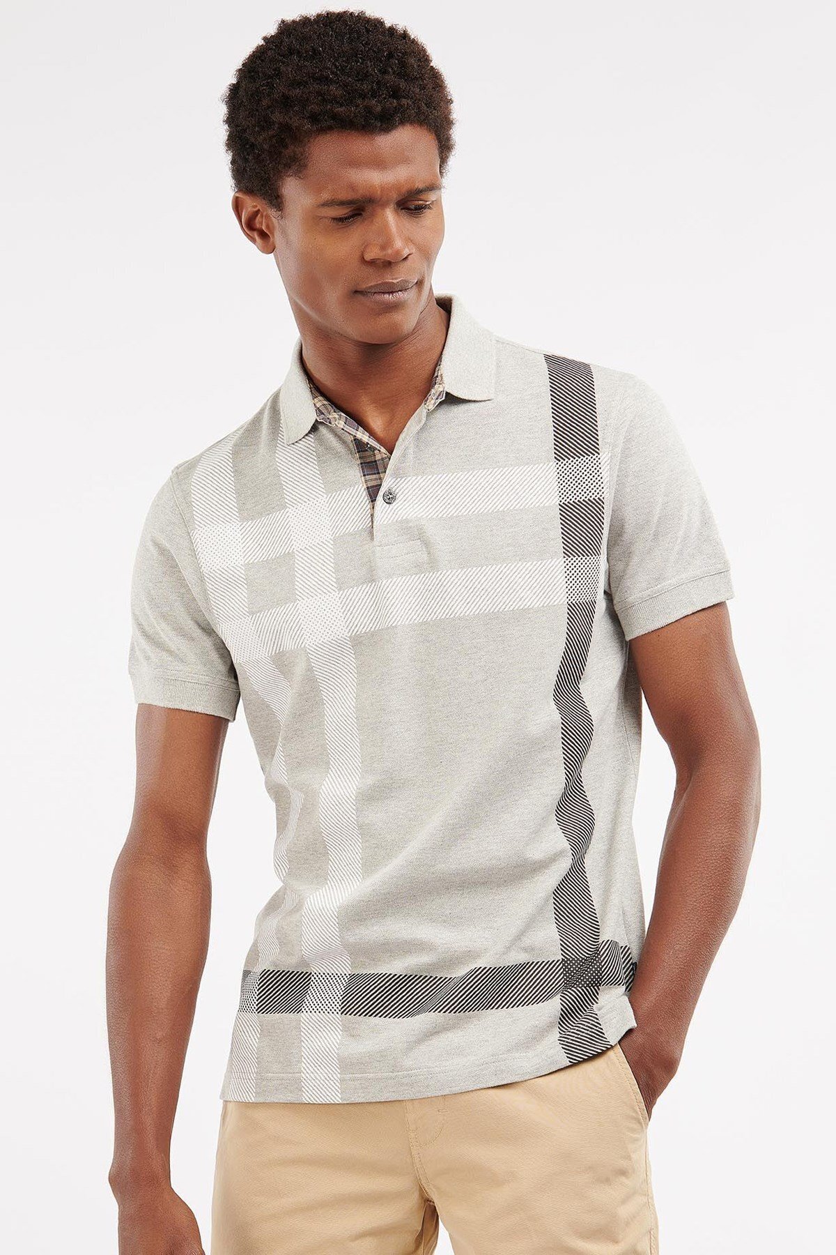 Buy Barbour Blaine Polo Shirts in Grey Marl at Ubuy Ecuador
