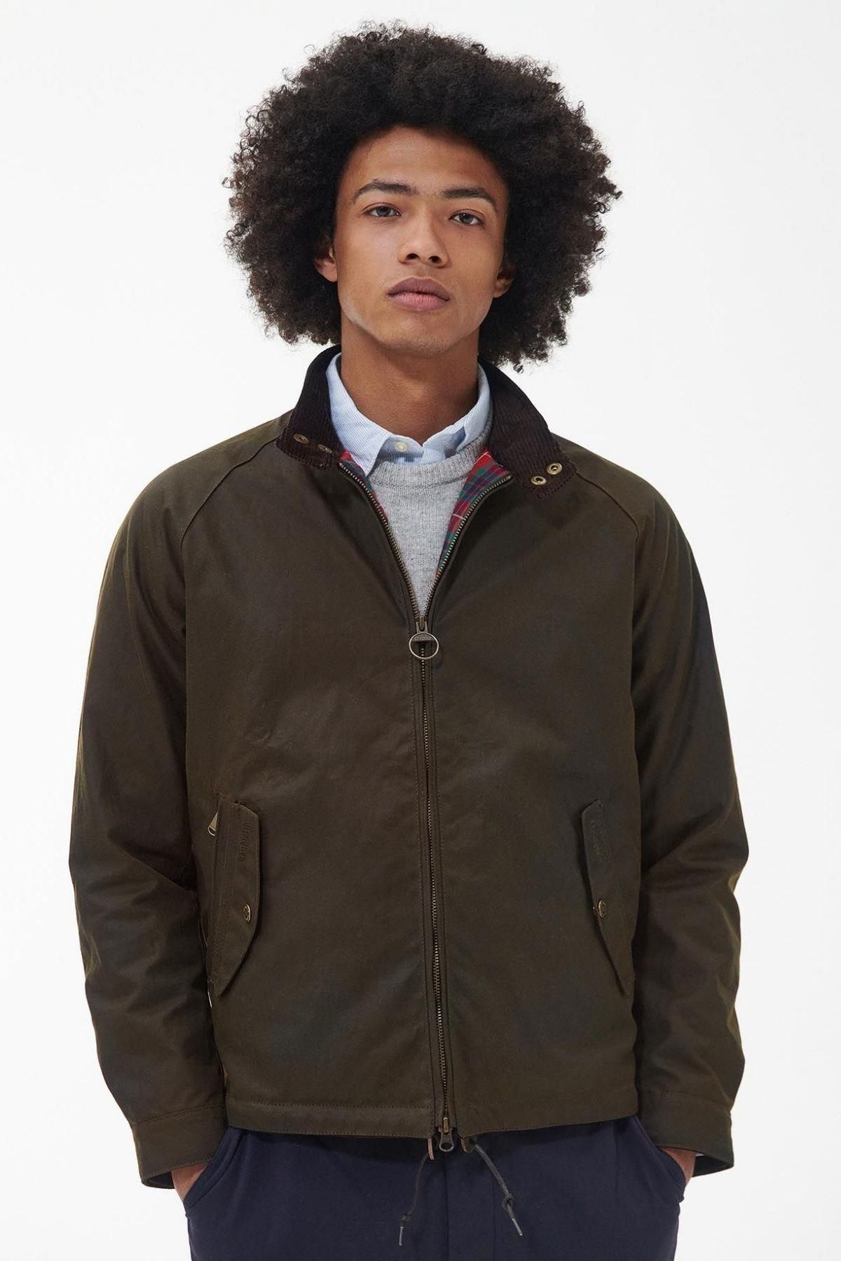 Barbour X Baracuta Brown Yağlı Ceket Ol52 Olive