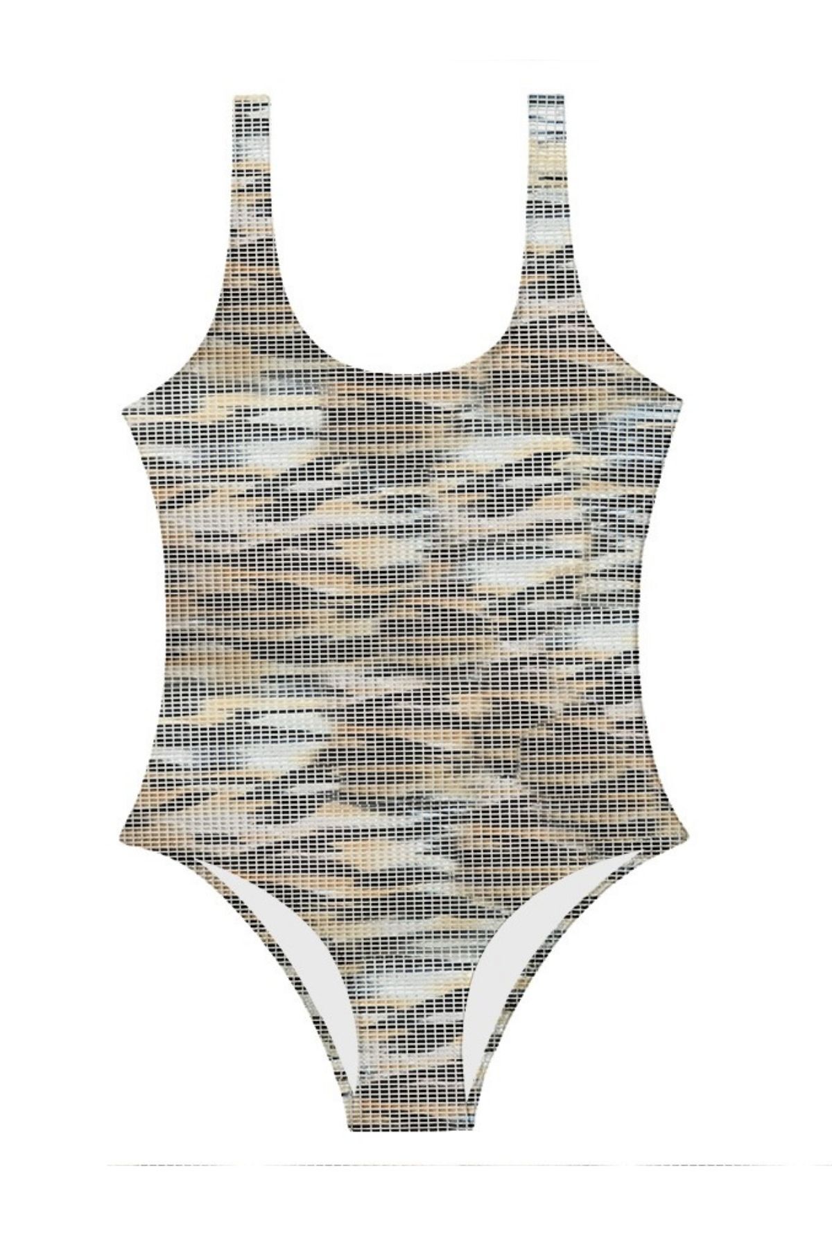 SLIPSTOP Kadın Jenner Swimsuit Mayo