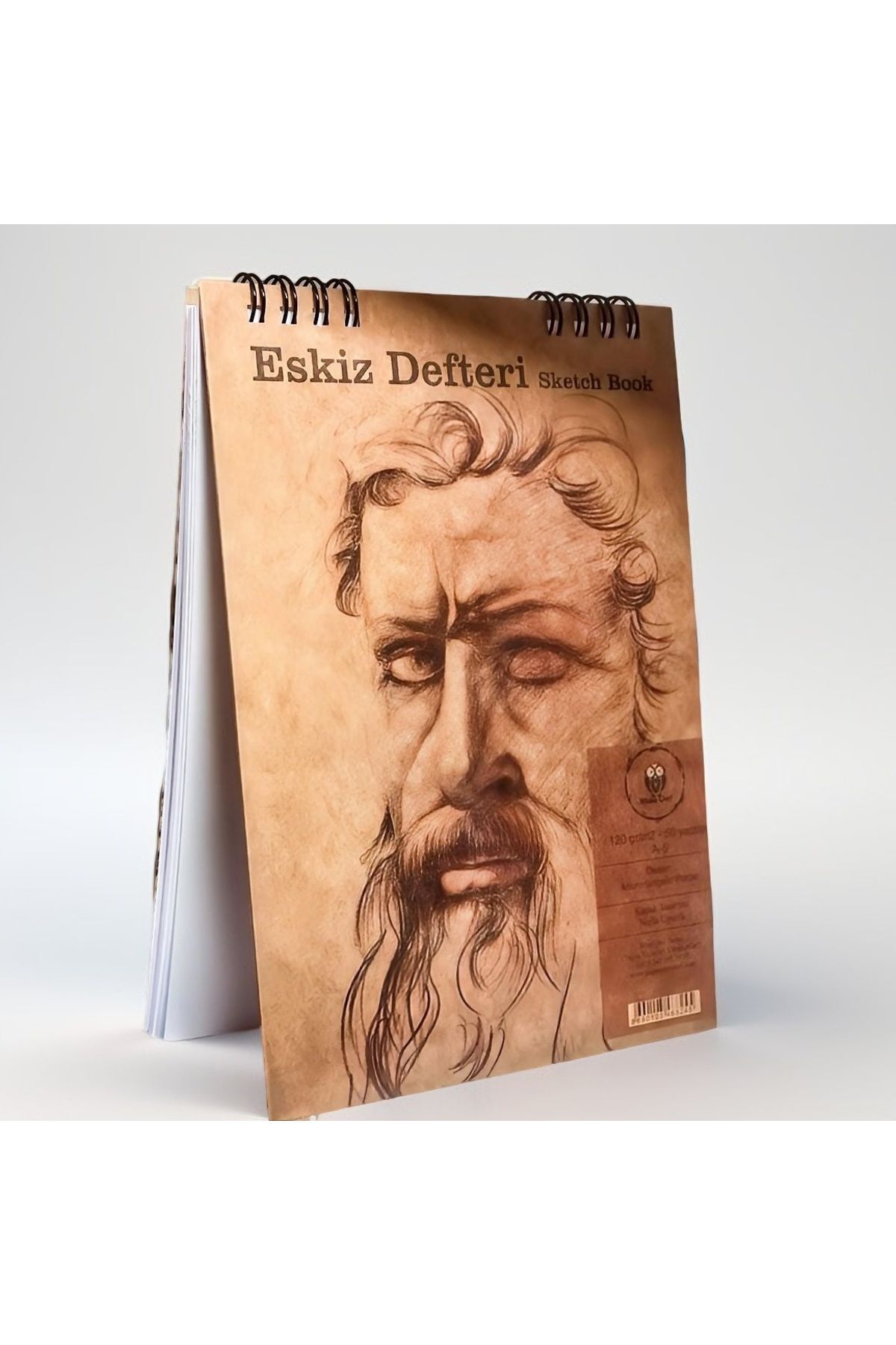 Pagos Yayınları A5/50 Yp/120 Gr/ Siyah Spiralli Eskiz Defteri Sketch Book