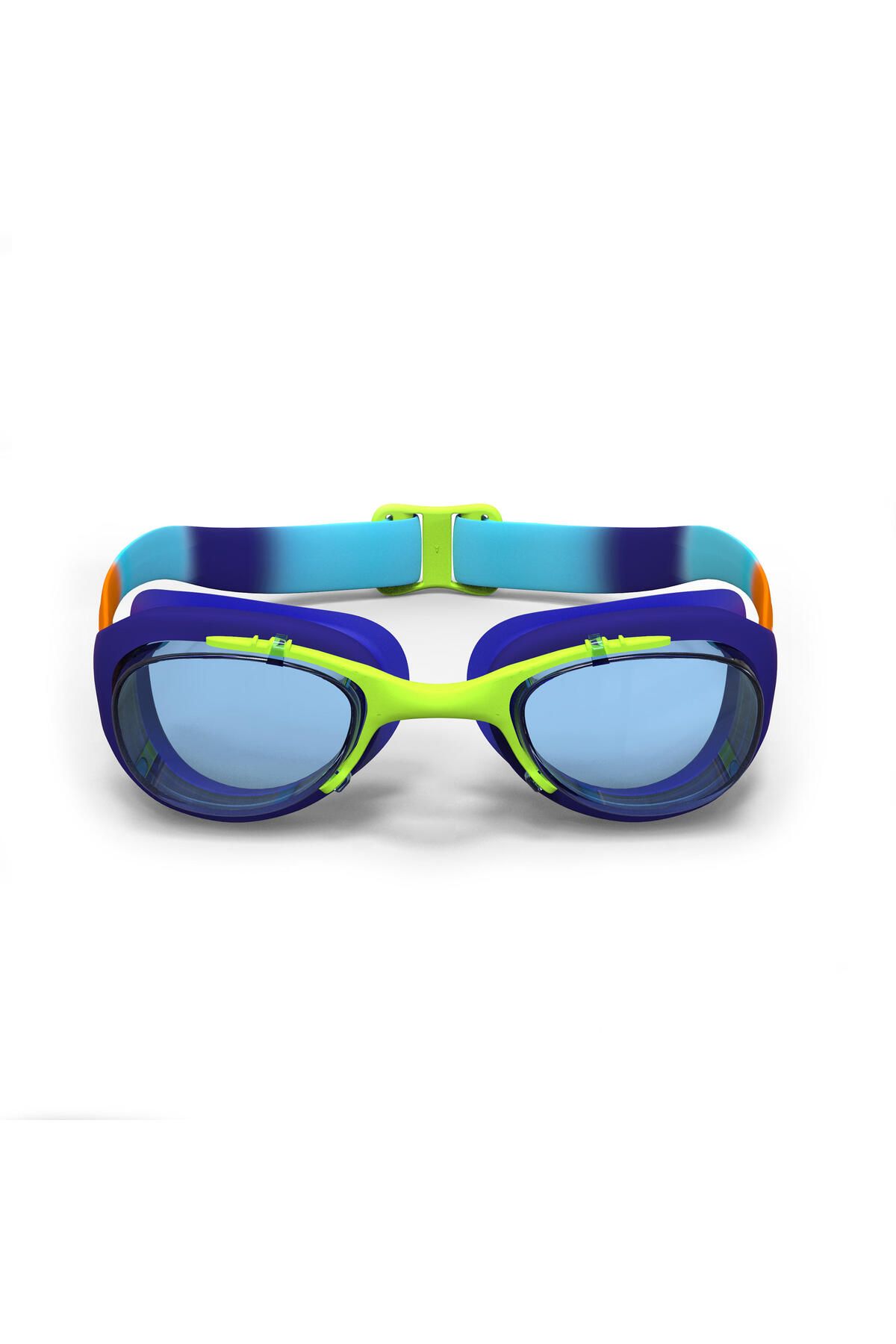 Decathlon Yüzücü Gözlüğü - S Boy - Turuncu / Mavi - 100 Xbase Dye