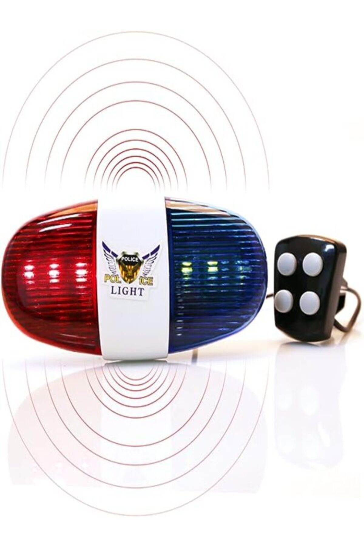 Tex Polis Kornası 6 Farklı Led Işık Modu 4 Farklı Yüksek Siren Sesi Kaliteli Abs Plastik (PİLİ YANINDA)