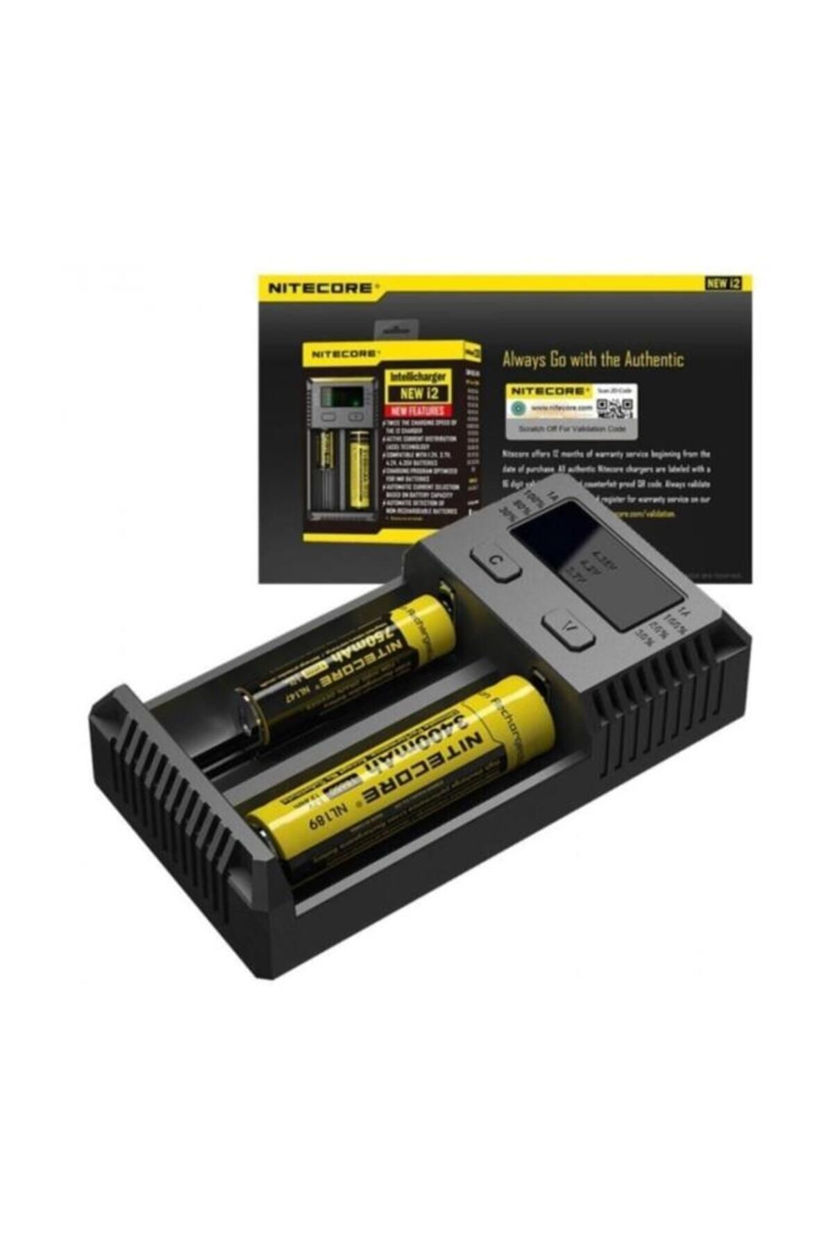 Nitecore I2 Intelli Charger Li-ion Ni-mh Ni-cd Pil Şarj Aleti I2 I2