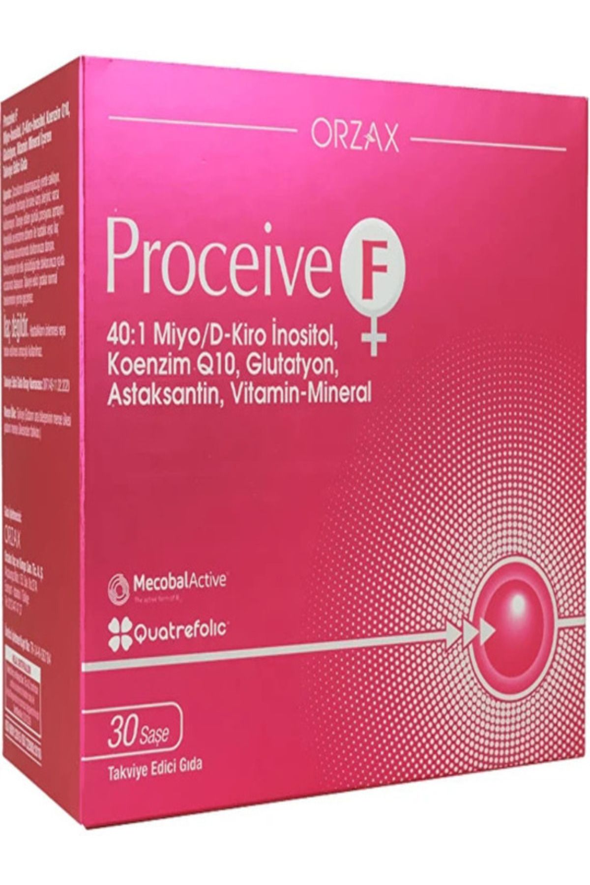 Orzax Proceive F 30 Saşe
