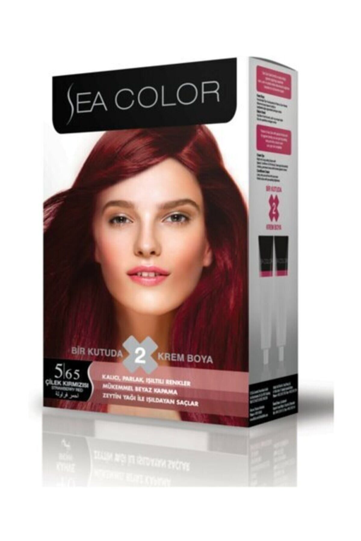 Sea Color 2'li Saç Boyası 5,65 Çilek Kızılı