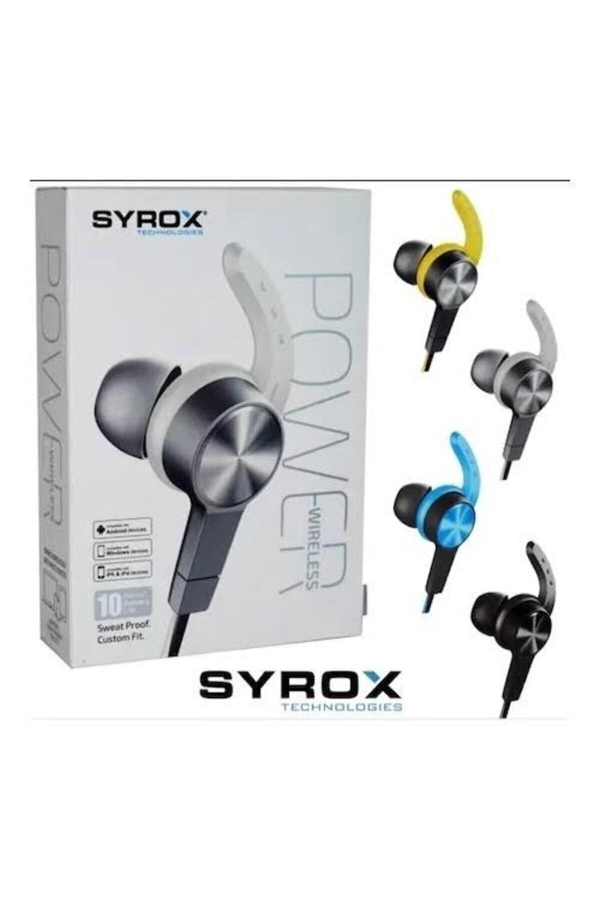 Syrox E-s32 Sporcu Bluetooth Kulaklık Sarı