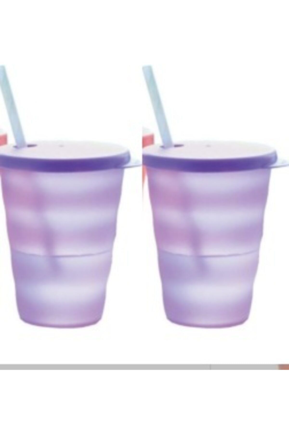 Tupperware Lila Eko Pipetli Bardak Set 2'li