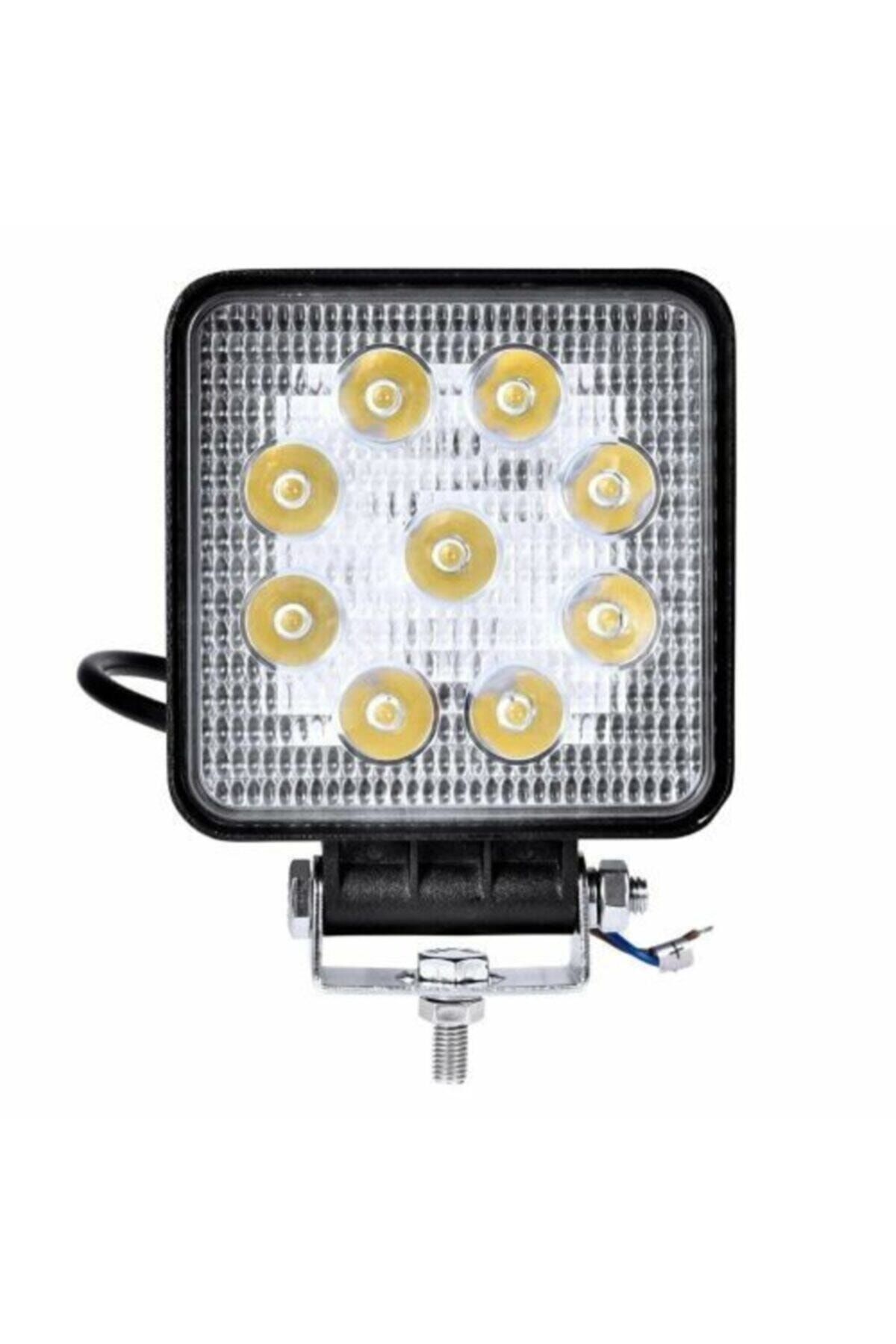 yugo 9 Led Kare Sis Çalışma Lambası 12/24 V