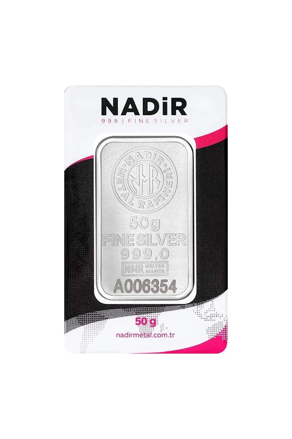 Nadir Gold NadirGold 50 Gr Gümüş Külçe