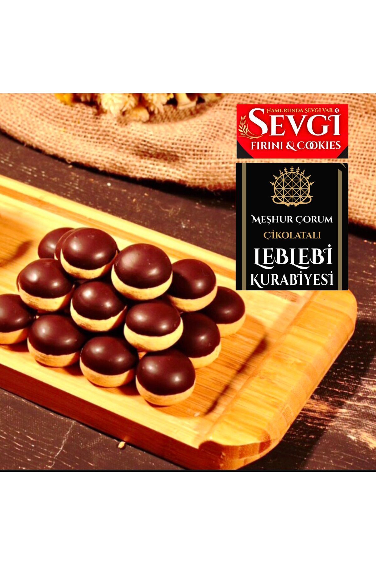 SEVGİ Sevgi Fırını Çikolatalı Leblebi Kurabiyesi 200gr