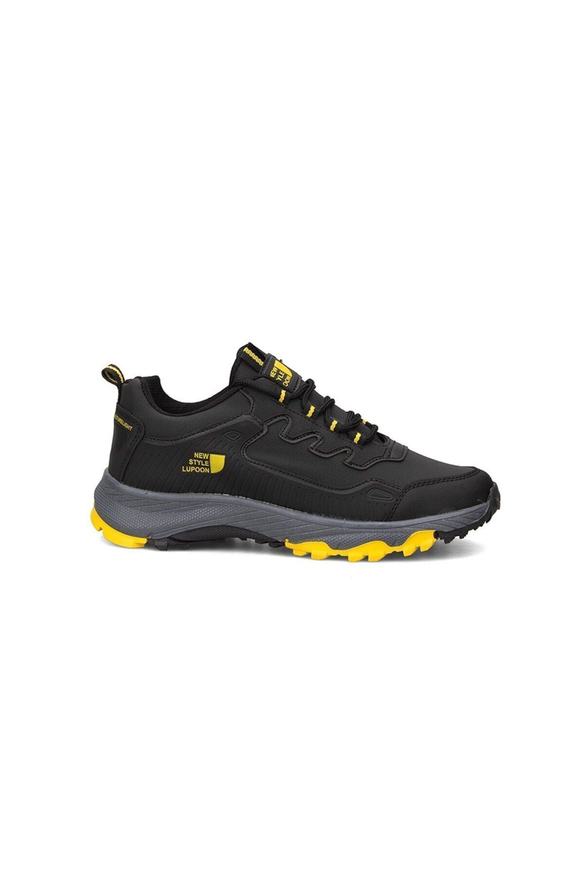 Liger Unisex Outdoor Trekking Ayakkabı Siyah-sarı