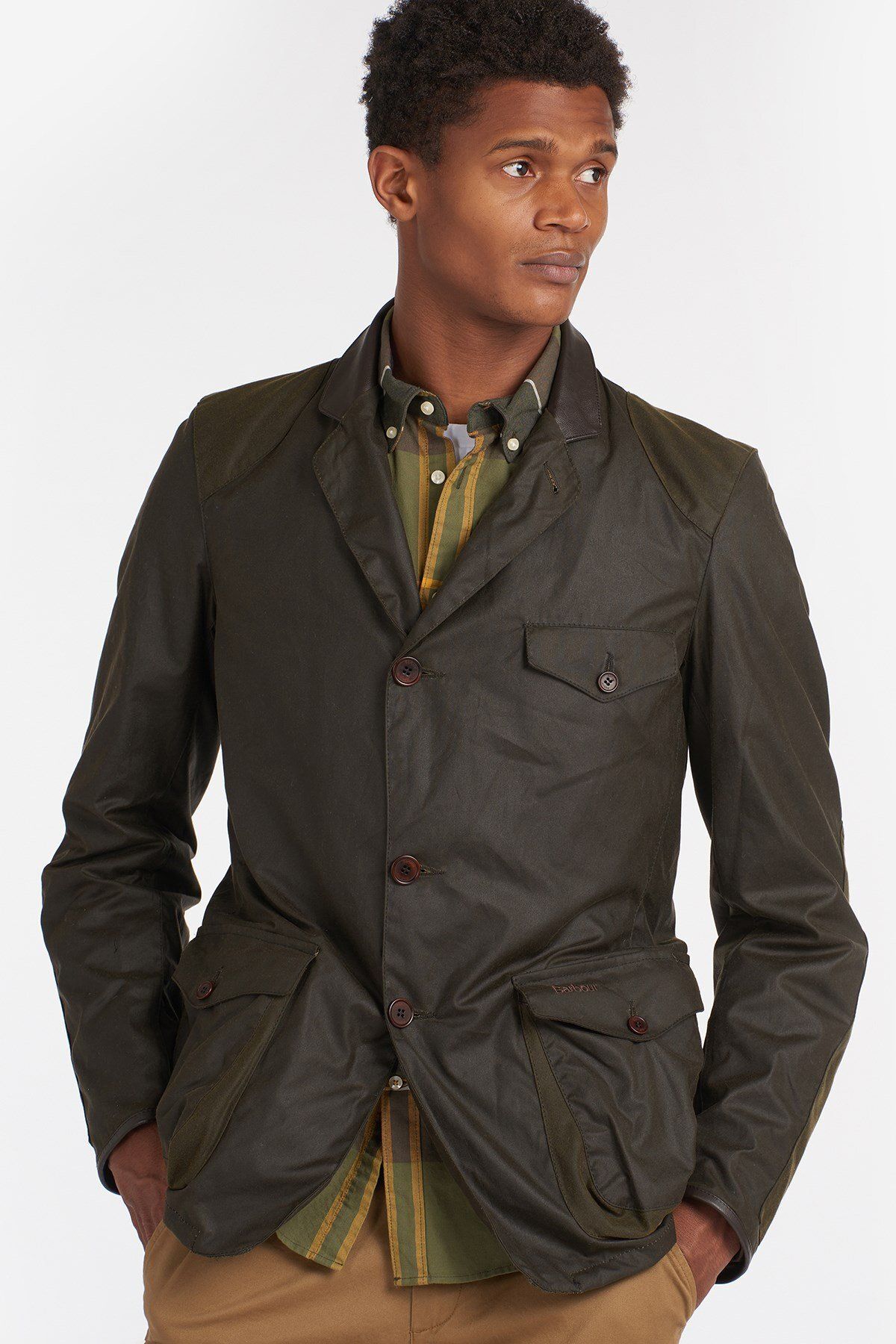 Barbour Beacon Sports Jacket in Olive MWX0007 823 in Nepal at NPR 310181 Rating 5