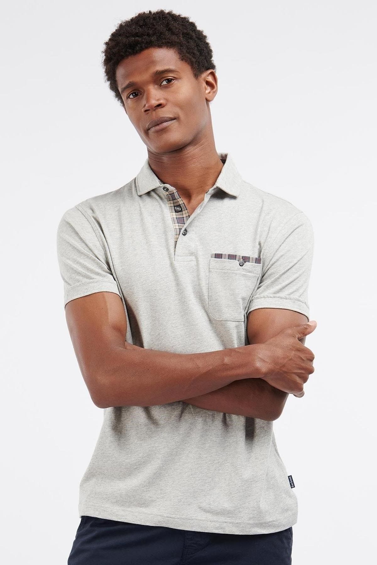 Men s Grey Marl Polo Shirt by Barbour in Nepal at NPR 51690 Rating 5