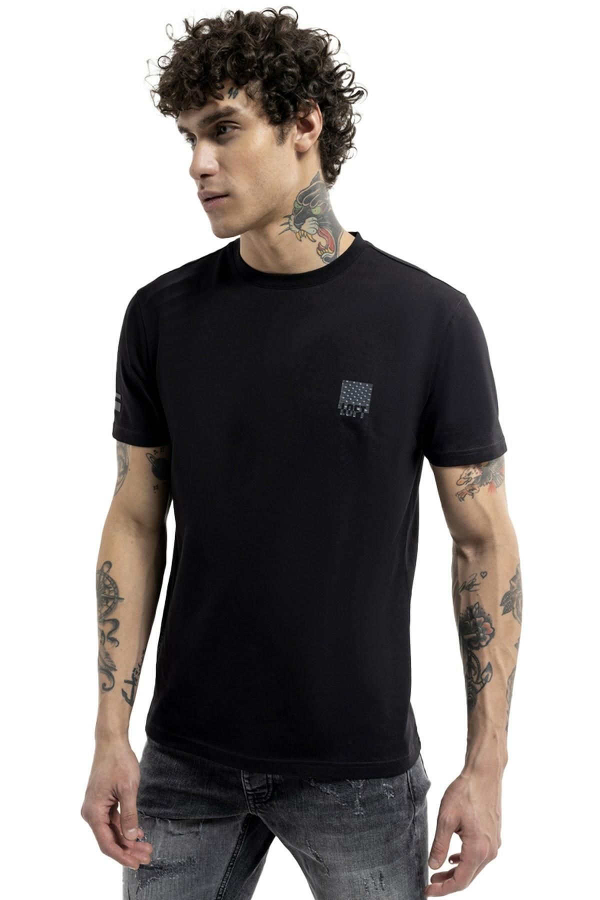 Loft Erkek T-shirt Siyah Lf2035328