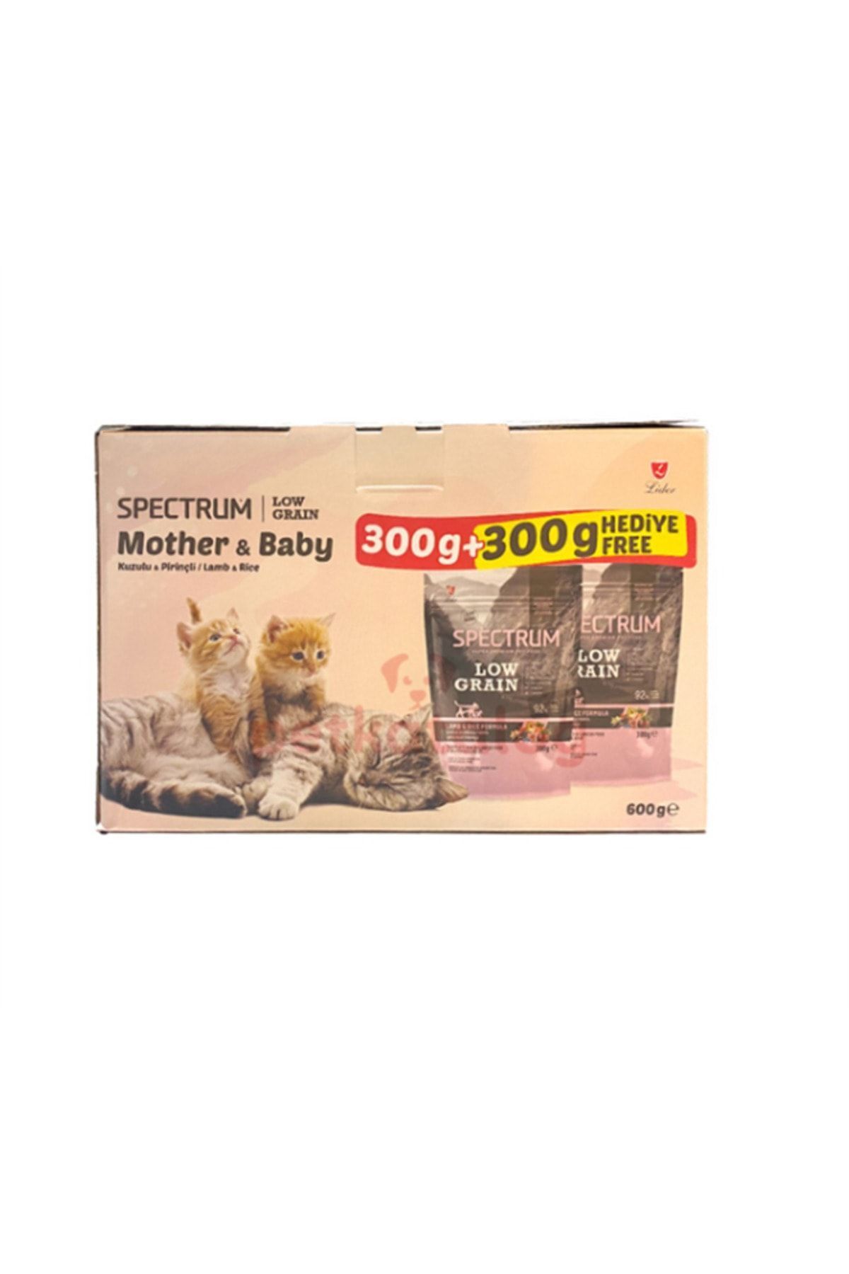 Spectrum Mother&baby Kuzu Etli Anne Ve Yavru Kedi Maması 300+300 Gr