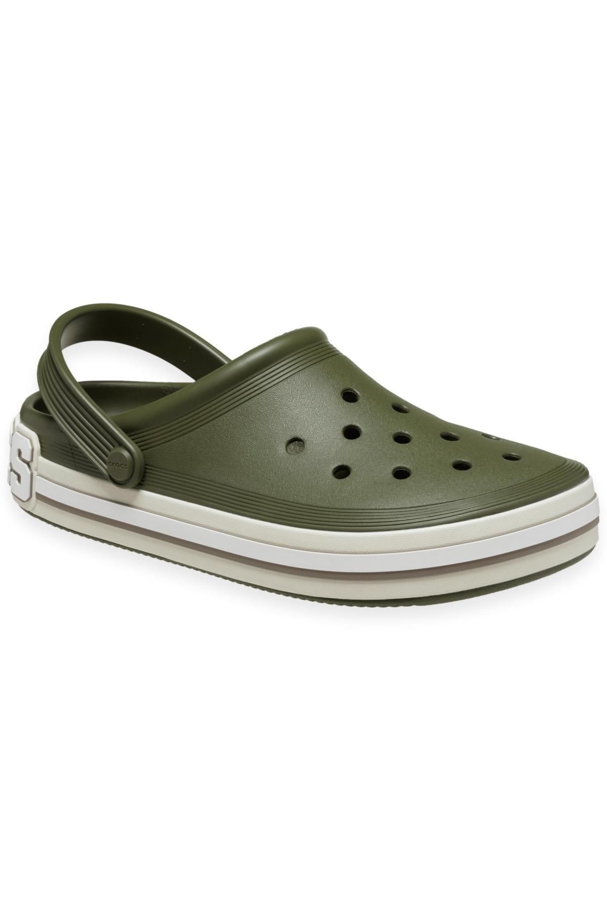 Crocs 209651 Off Court Logo Clog Haki Erkek Terlik