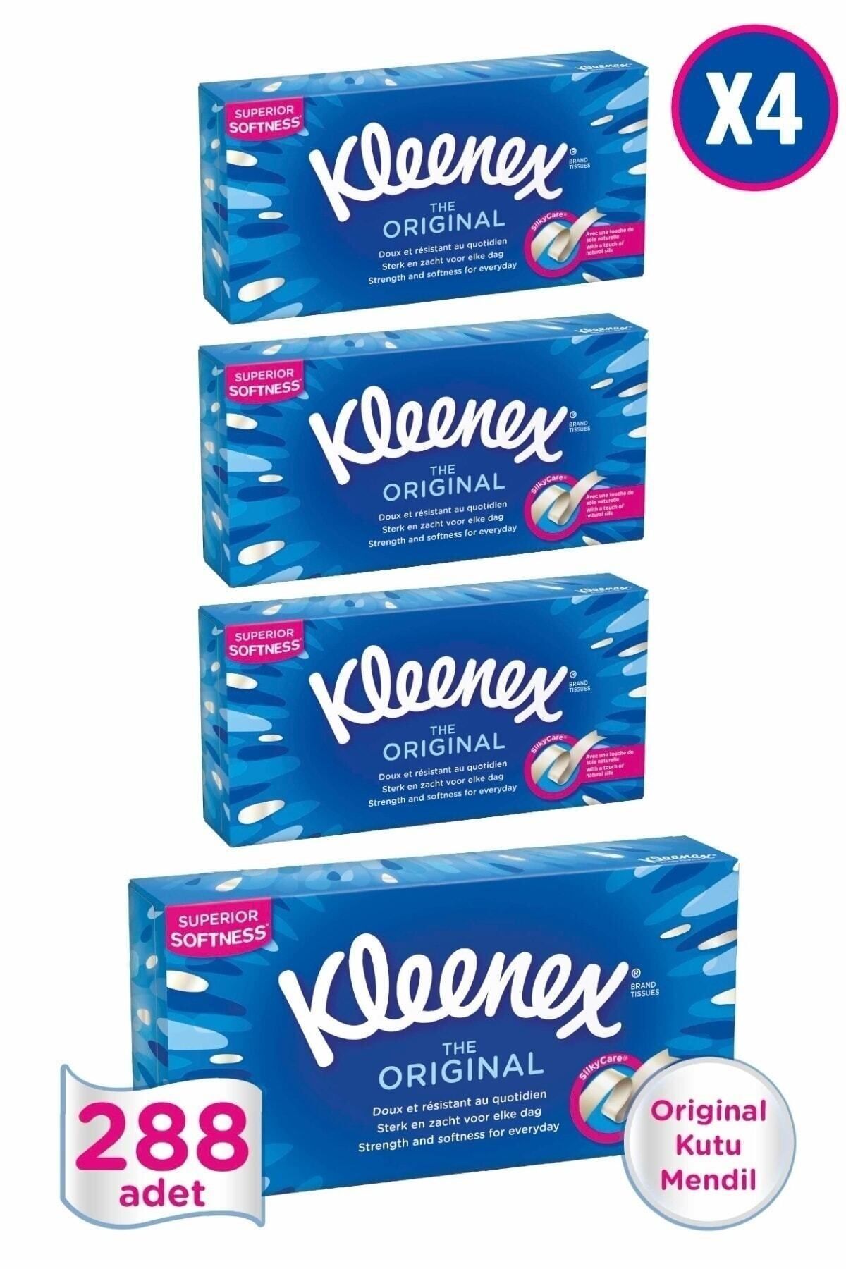  Kleenex 72 Li Kutu Mendil - 4 Kutu