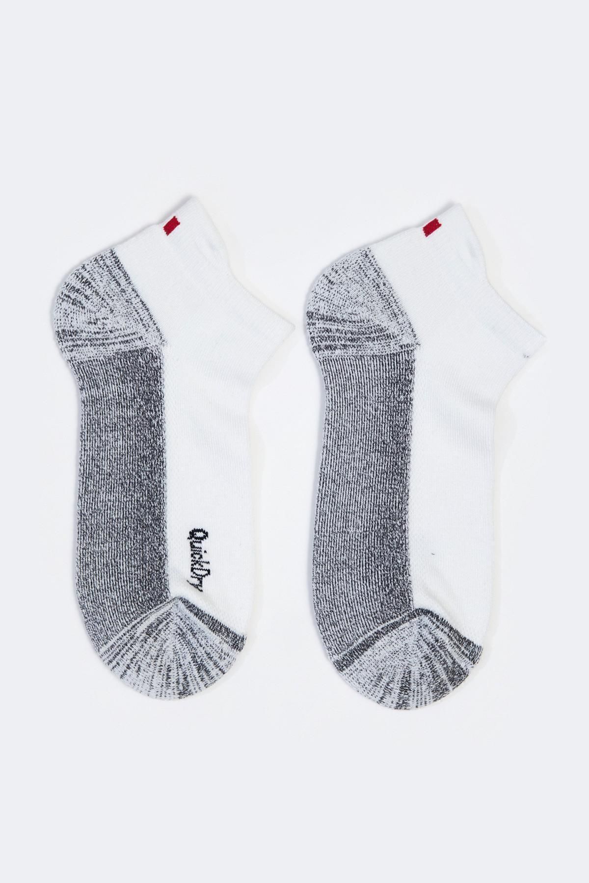 Katia & Bony 2'li Paket Erkek Golf Patik Çorap Beyaz/beyaz