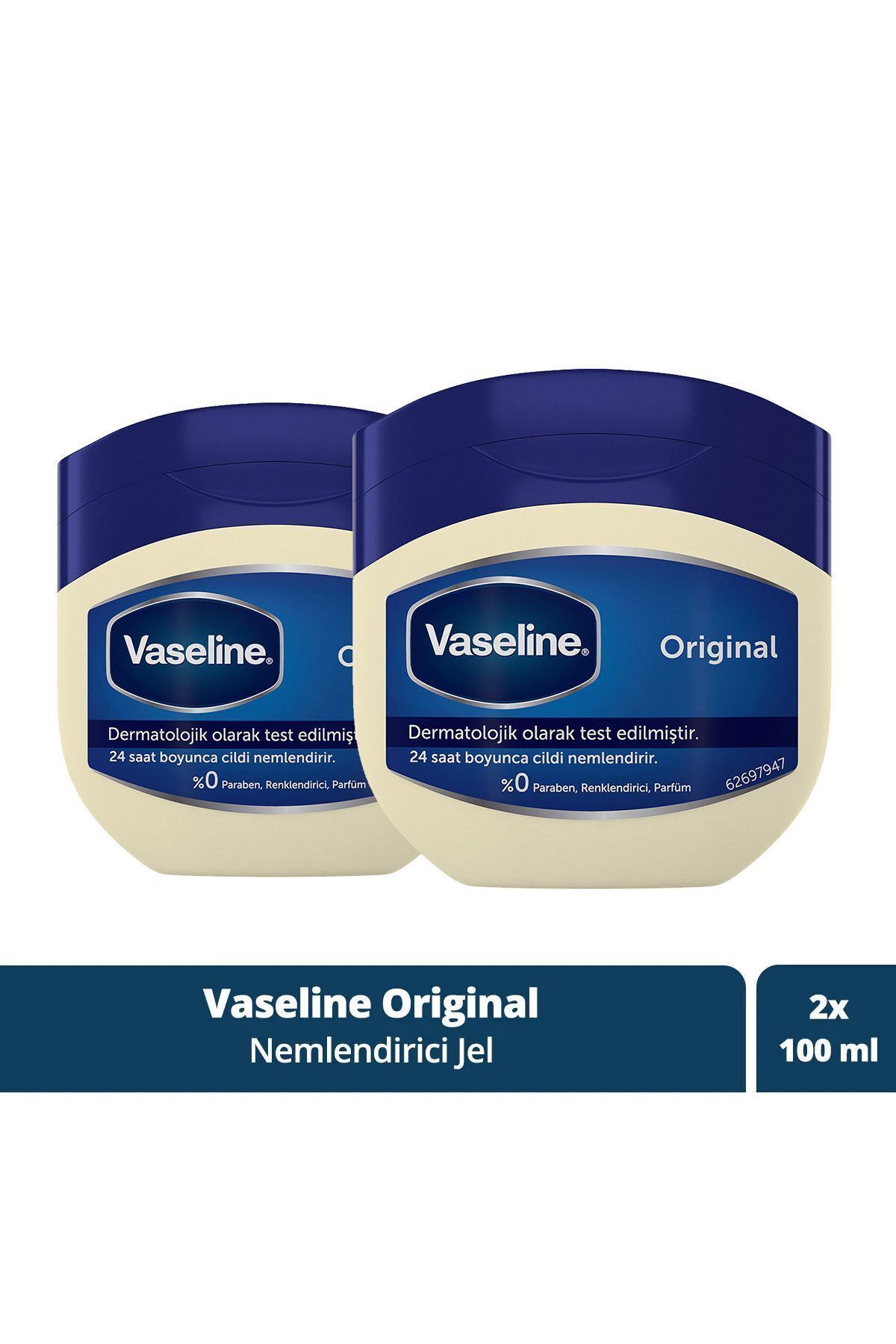 Vaseline Nemlendirici Jel Original 100 ml X 2