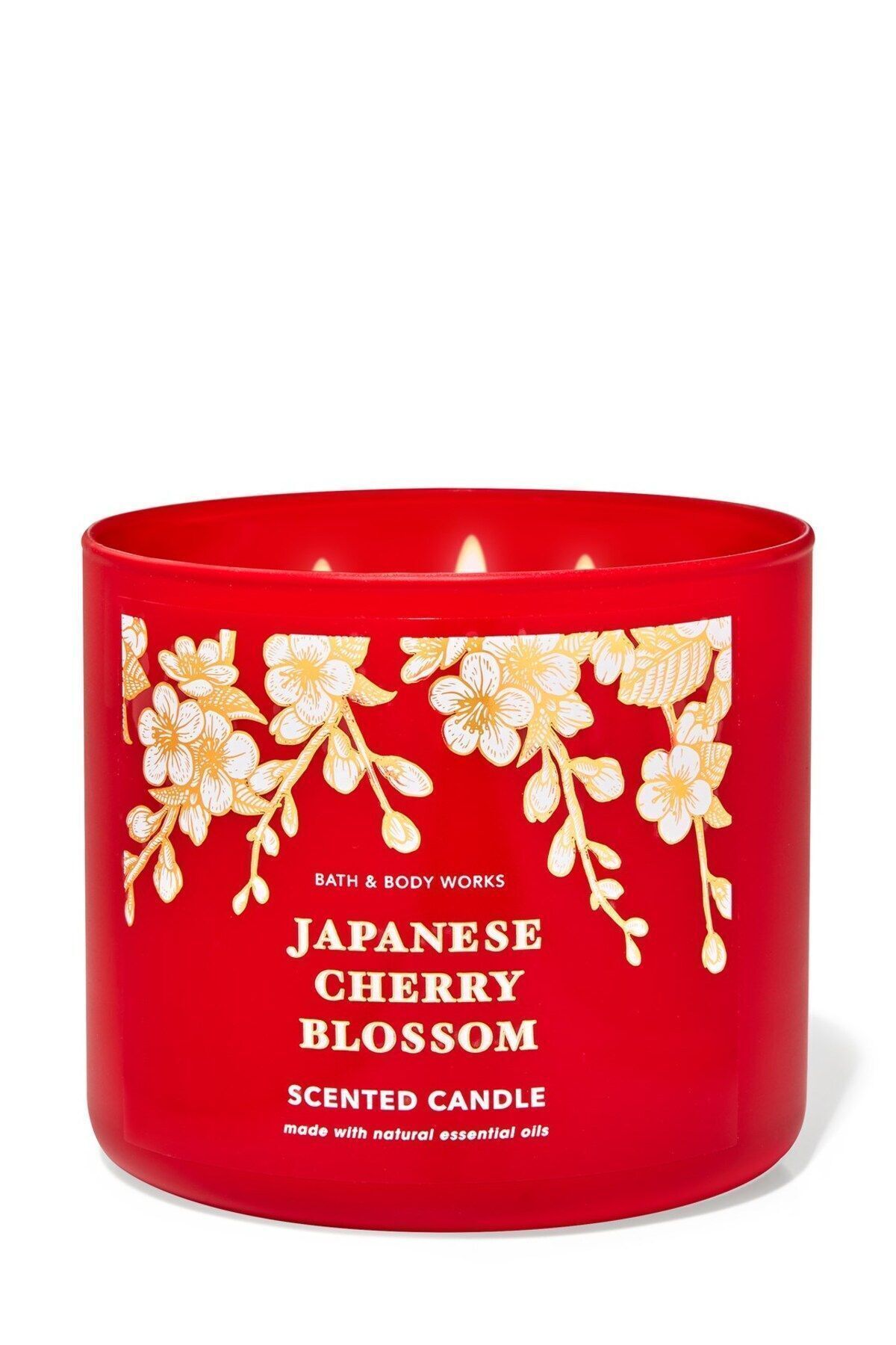 Bath & Body Works Japanese Cherry Blossom Büyük Mum 411 ml