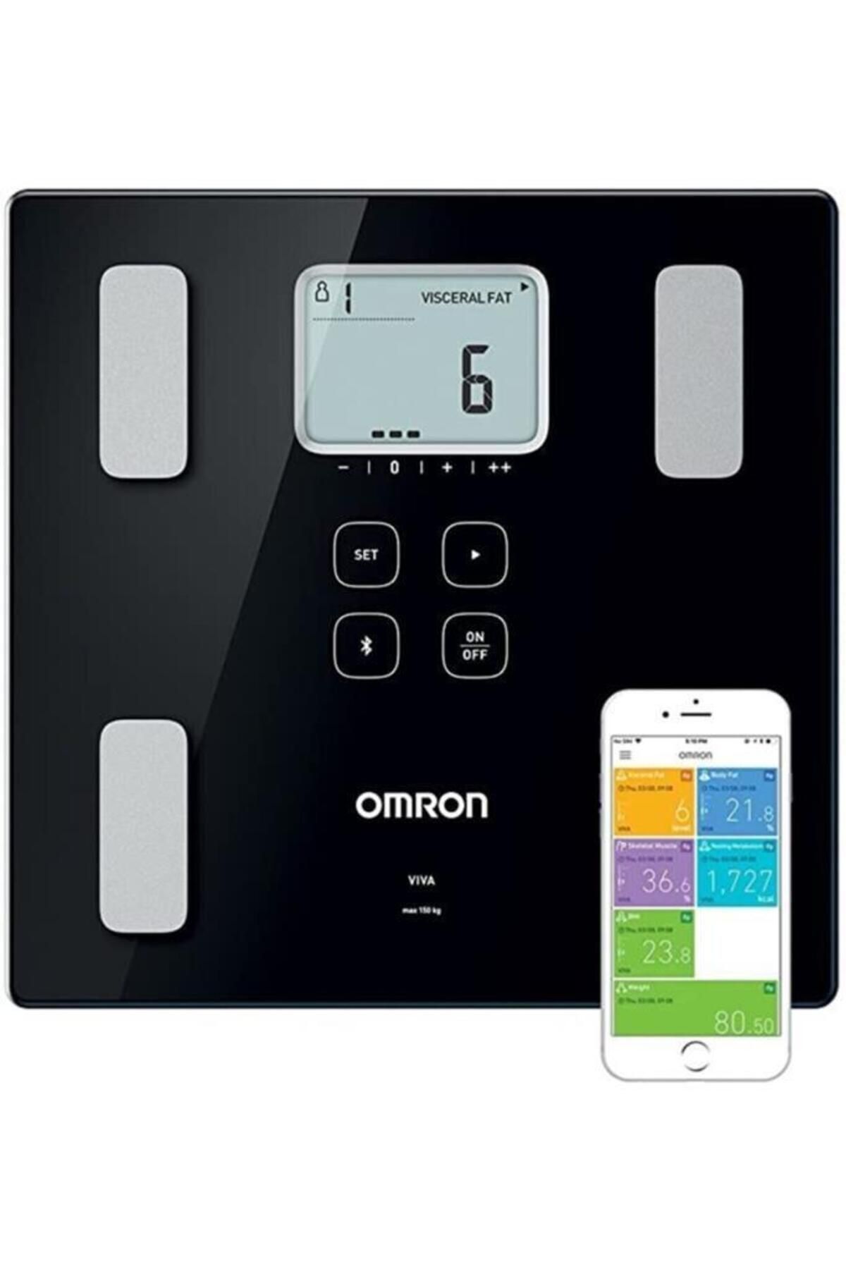 Omron Vıva Hbf-222t-ebk Akıllı Bluetooth Vücut Analiz Tartısı