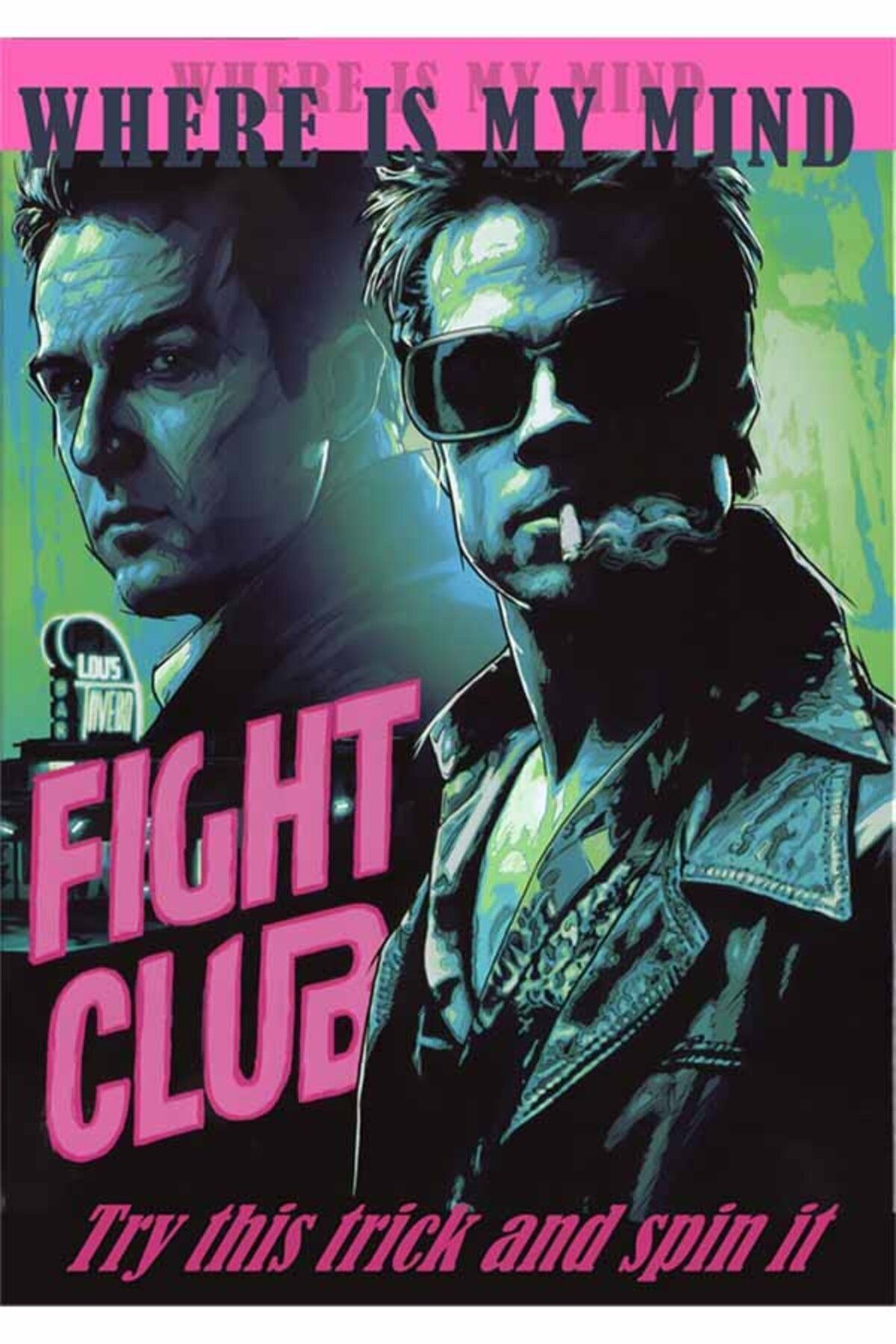 Taranist Fight Club Dövüş Klübü Poster 33x48 cm