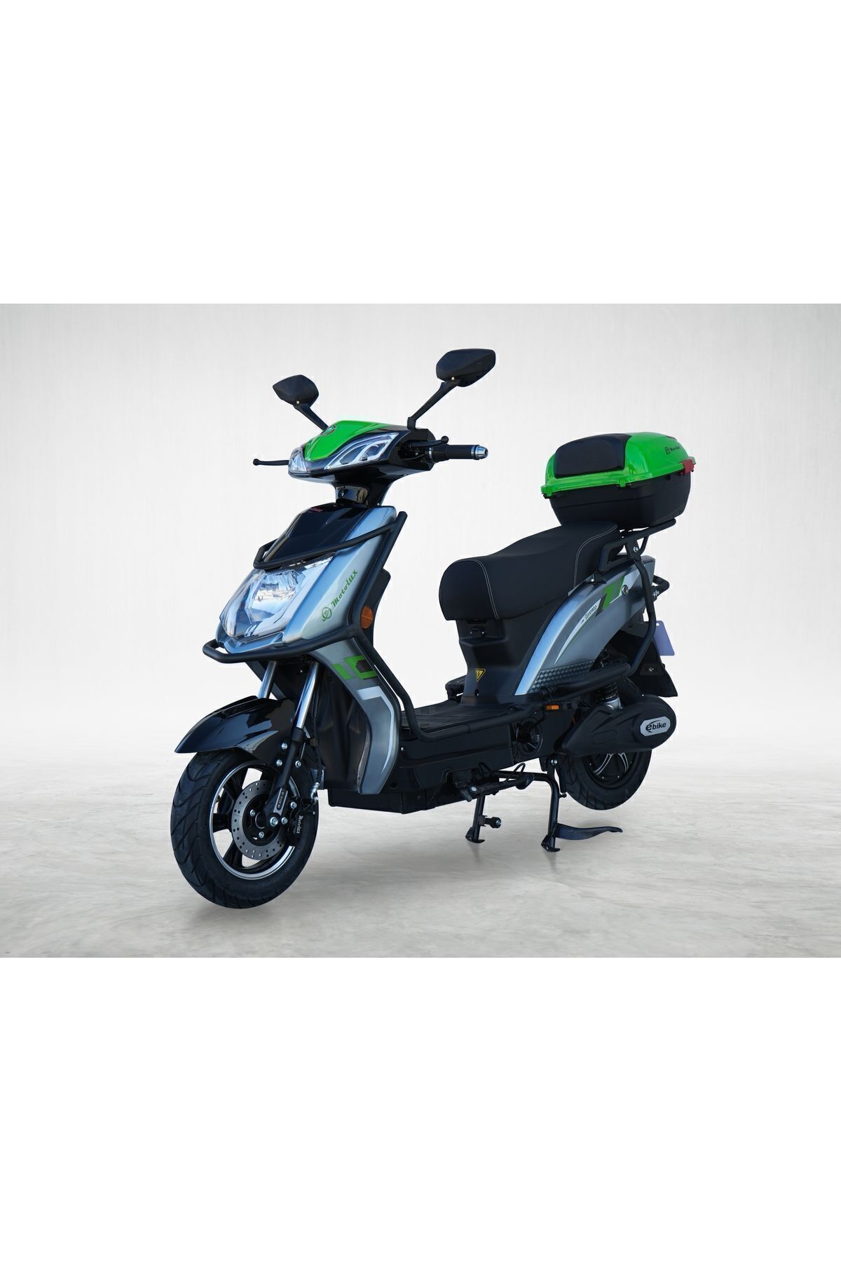 Motolux Toronto - 5 Akülü Elektrikli Motosiklet - Yeşil -gri - (BETAMOTOR)