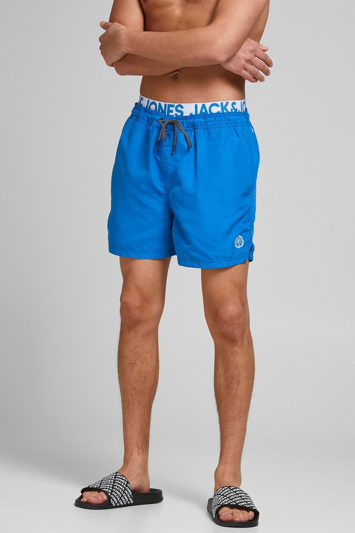 Jack & Jones JJIBALI JJSWIMSHORTS AKM DB WB