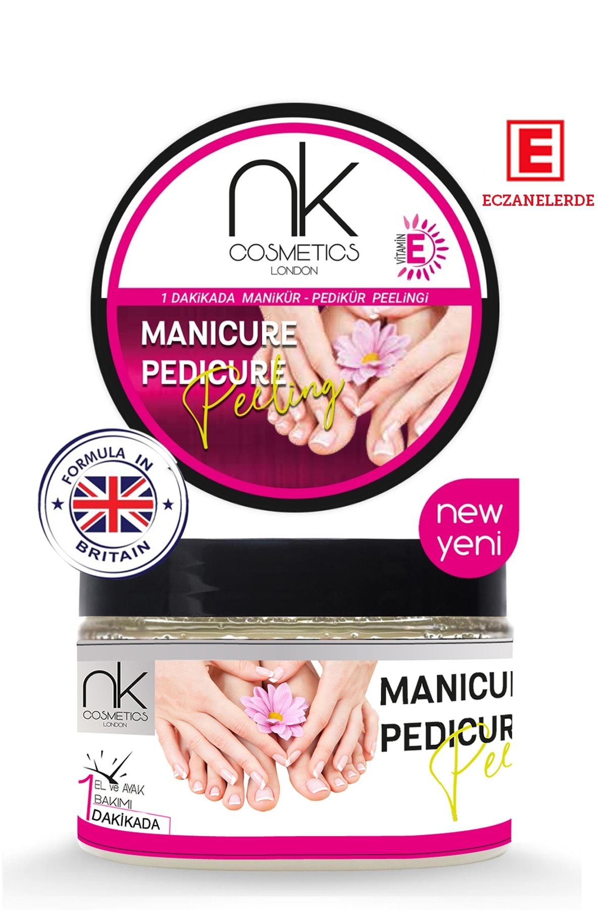 NK Cosmetics E Vitaminli Kolay Manikür & Pedikür Peeling 300 gr