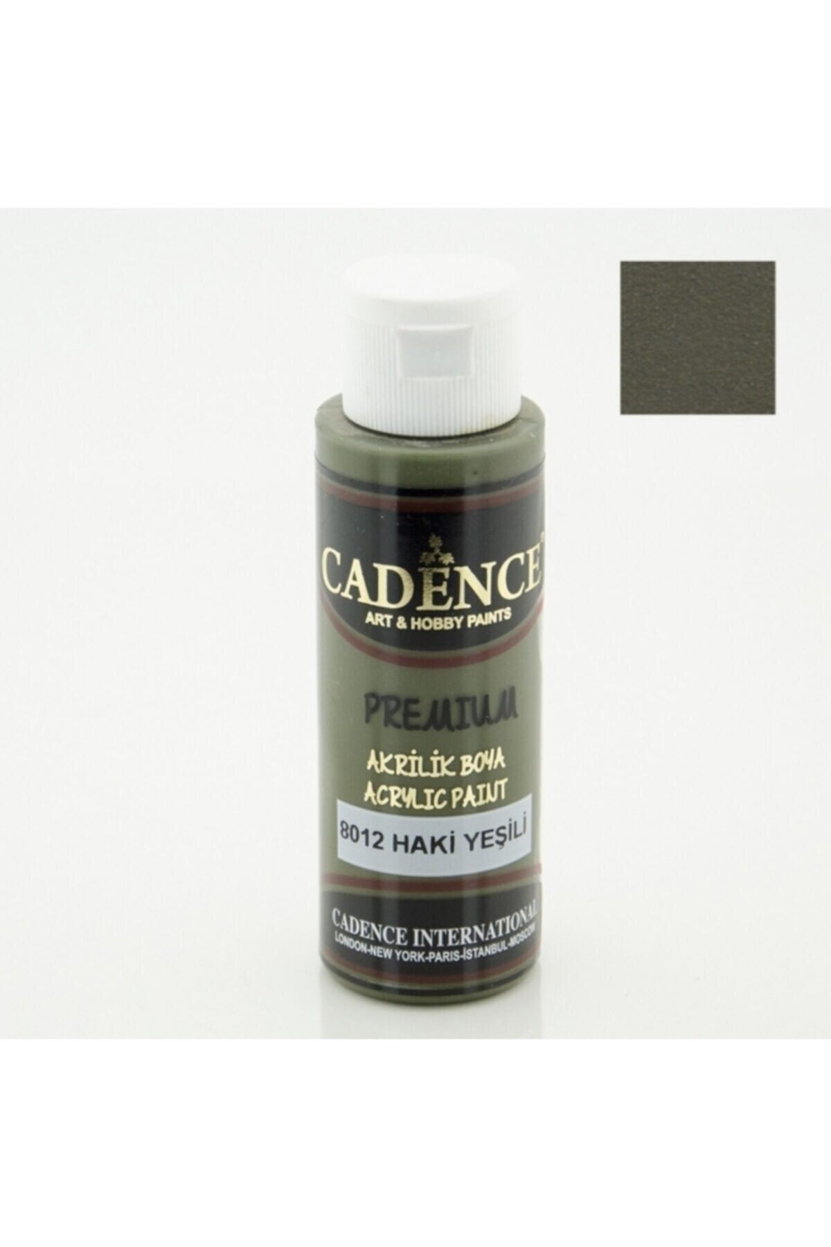Cadence Boya 8012 Haki Yeşili - Premium Akrilik 70ml