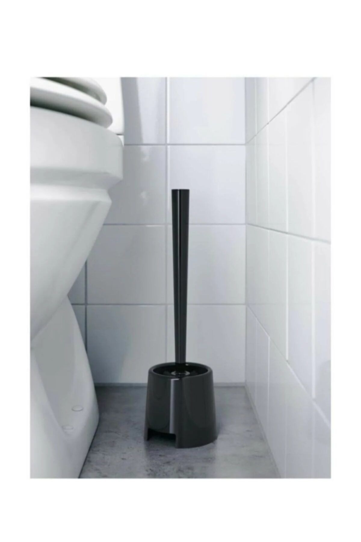IKEA alnsgrp Bolmen Plastik Tuvalet Klozet Fırçası - Siyah Star Collection 897754