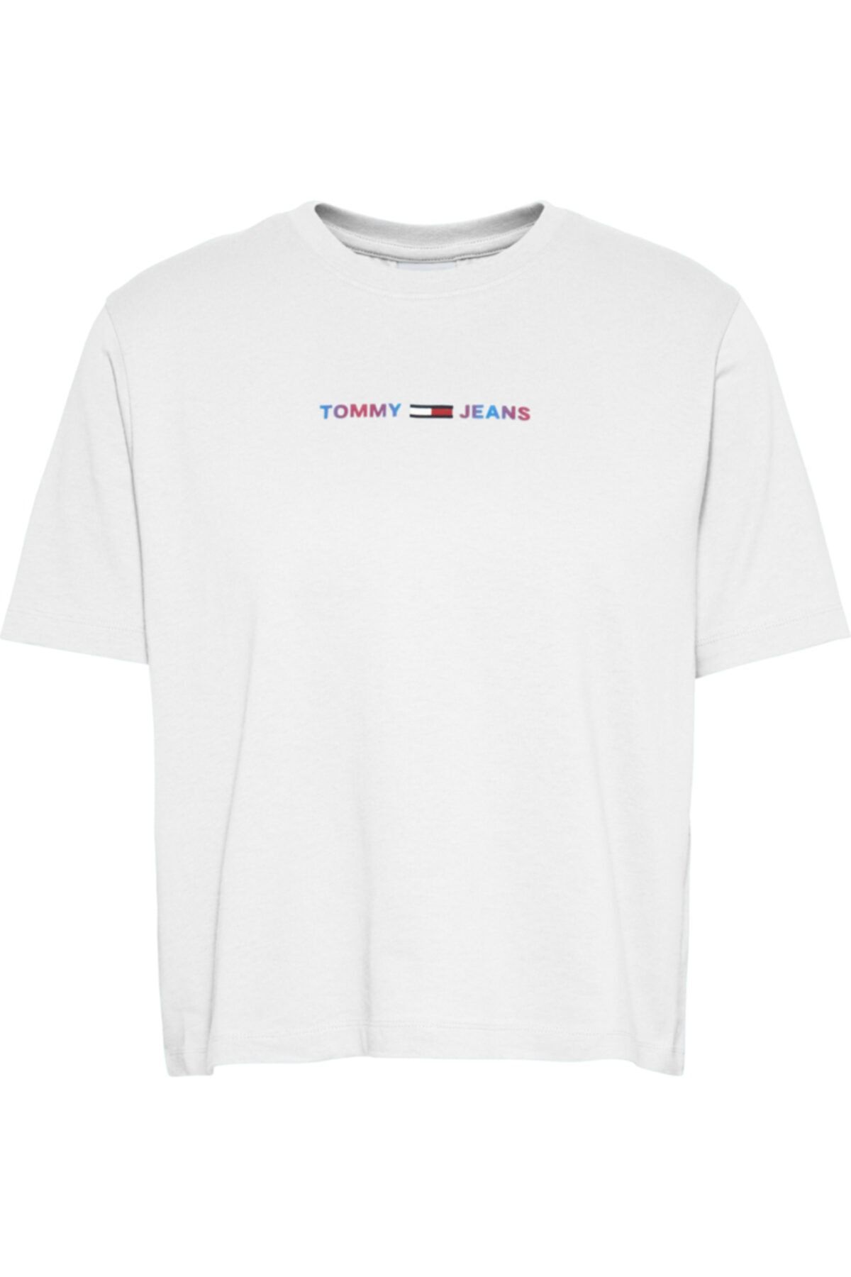 Tommy Jeans Tjw Crop Multi Linear T-shirt