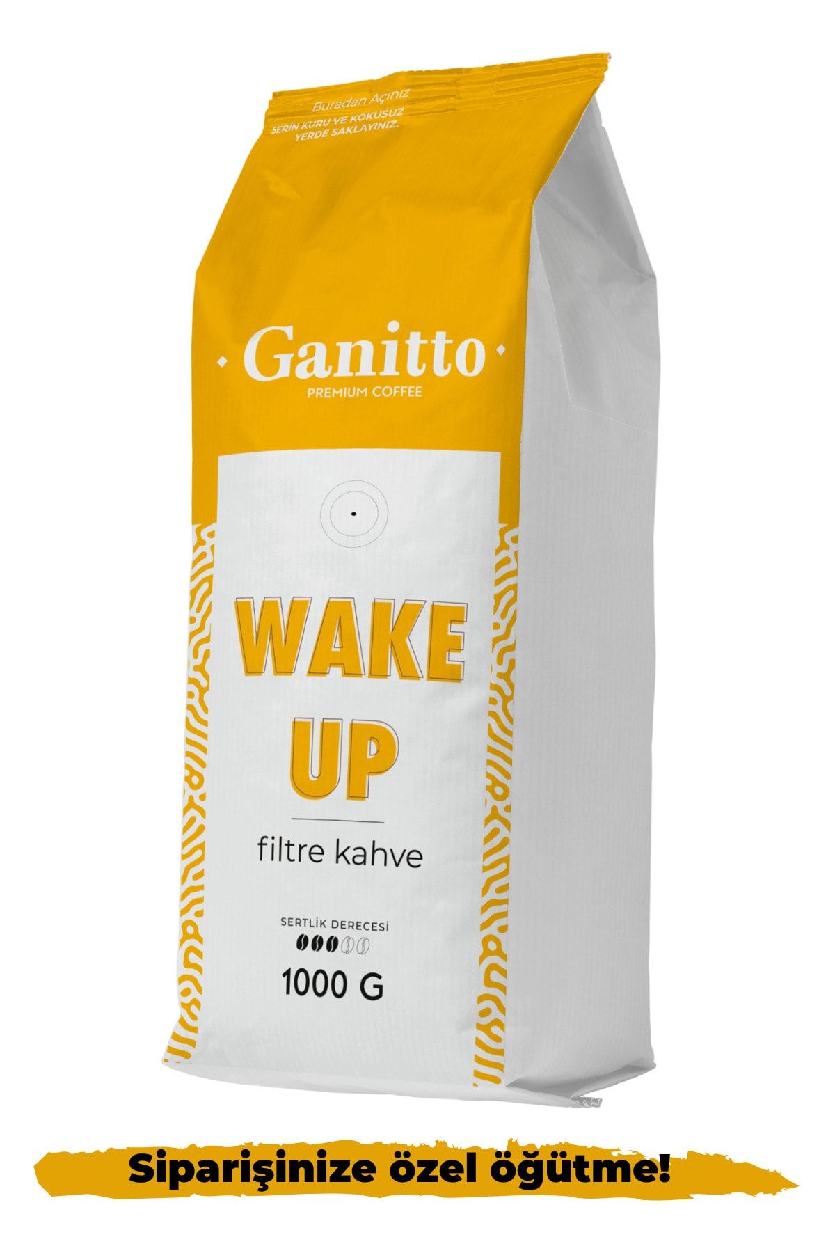 Ganitto Wake Up 1000 gr - Çekirdek Kahve