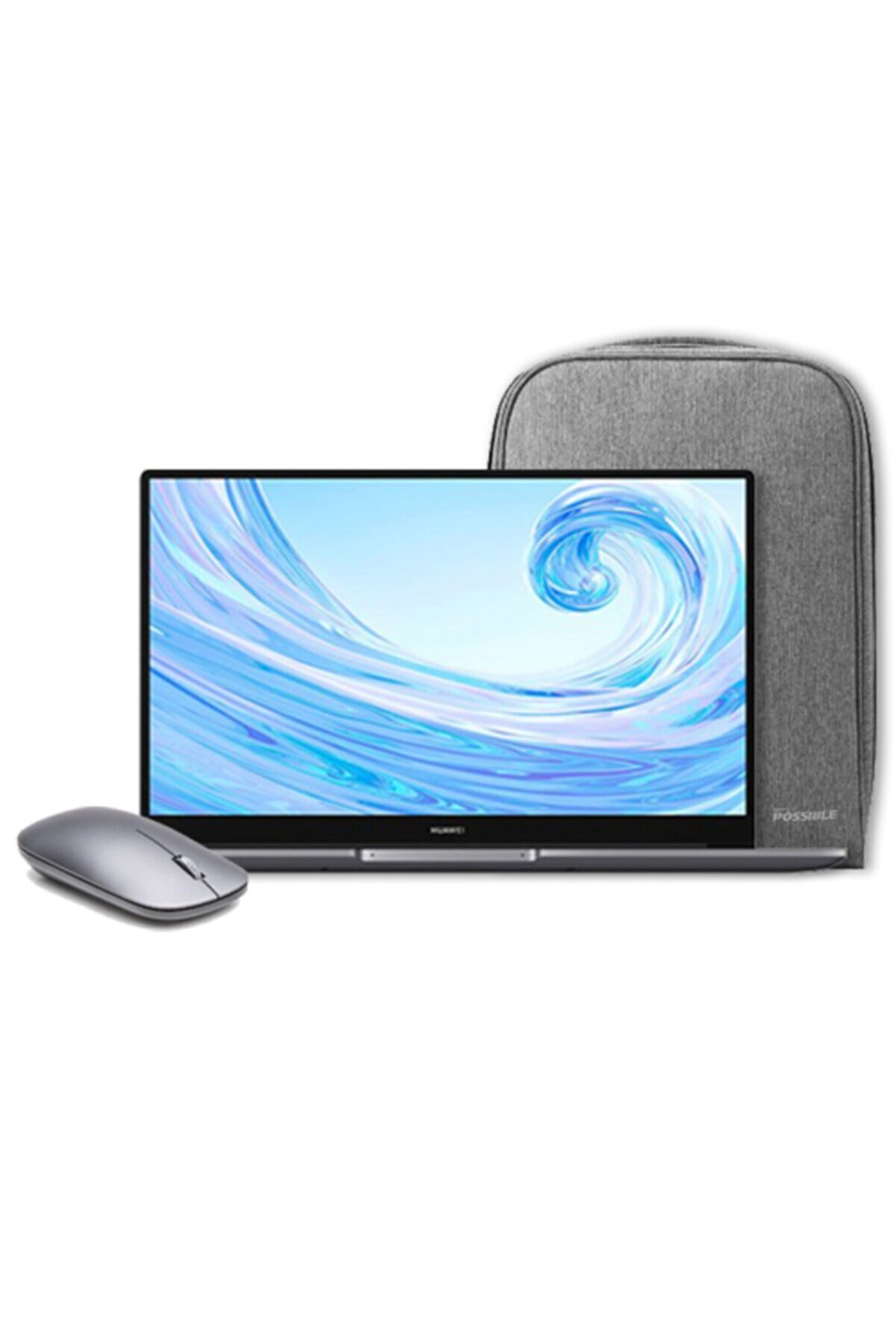 Huawei Matebook D15 I3 10110u 8gb 256gb Ssd W10 Home 15.6" Fhd + Notebook Çantası Ve Mouse