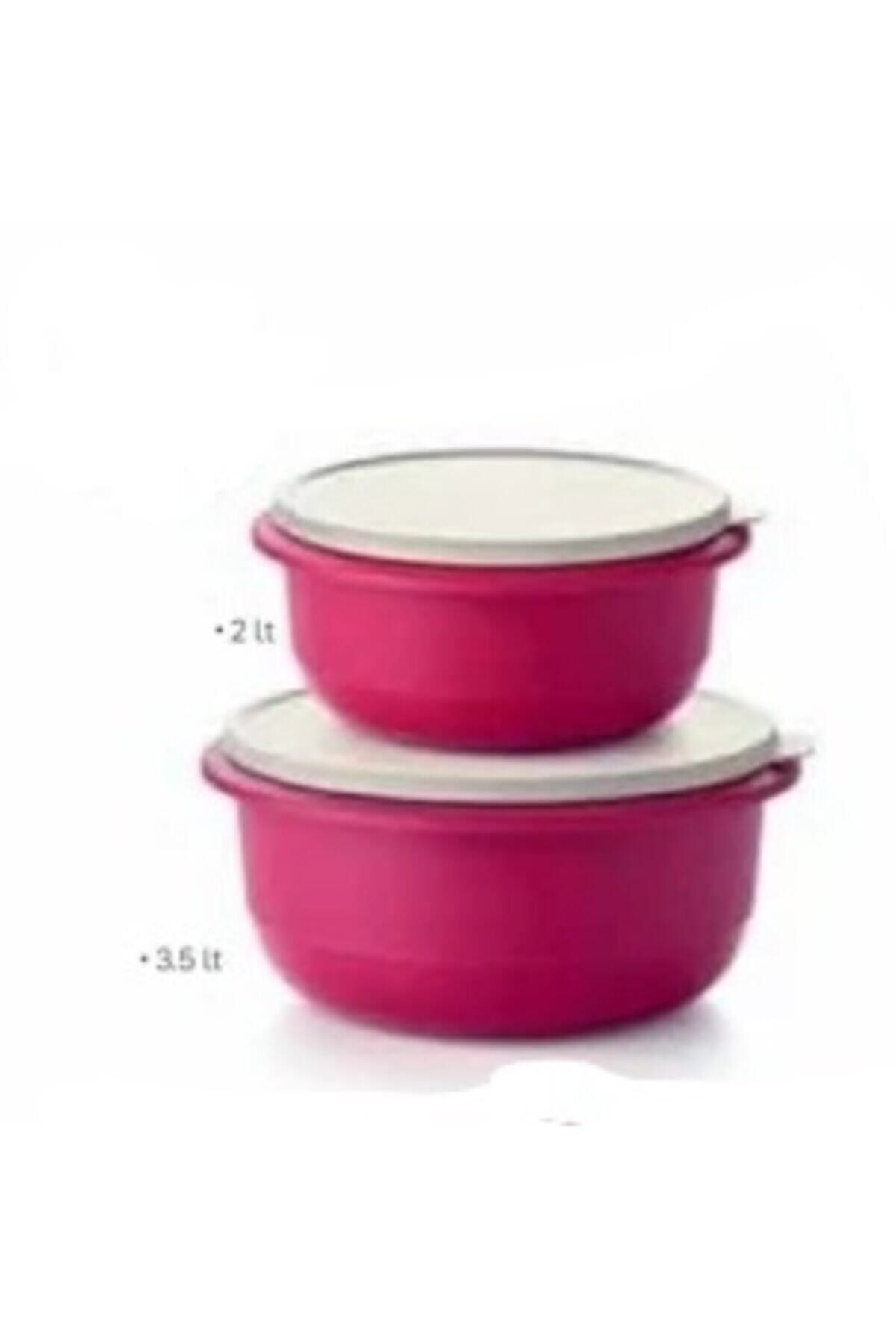 Tupperware Hamur Mayalama Saklama Kabı Miksim Set 2li