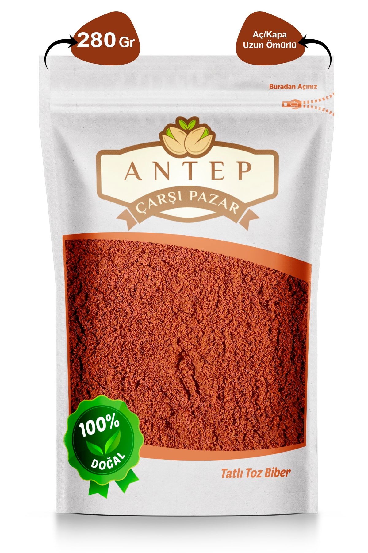 Antep Çarşı Pazar Tatlı Toz Biber | 280 Gr.