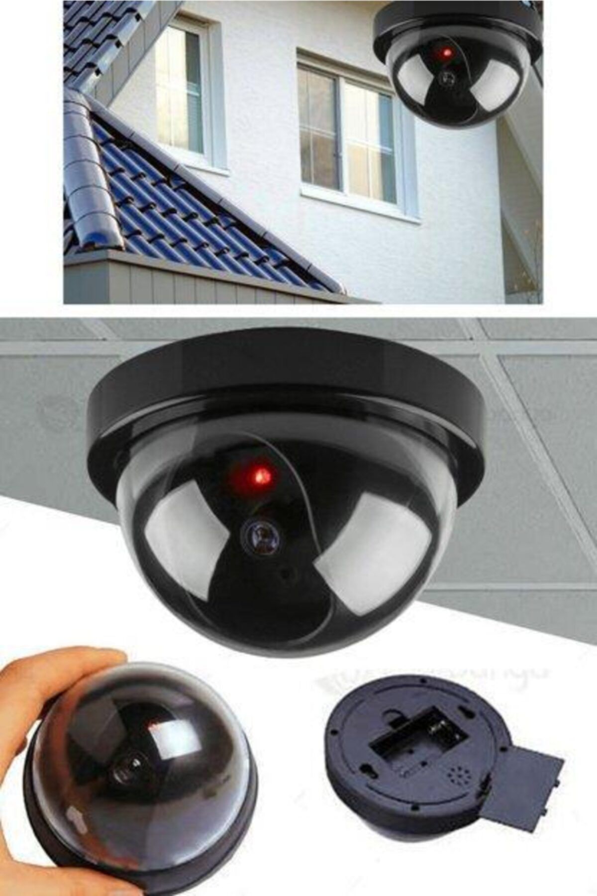 Çokuygunuz Caydırıcı Hırsız Önleyici Gerçek Görünümlü Dome Güvenlik Kamerası