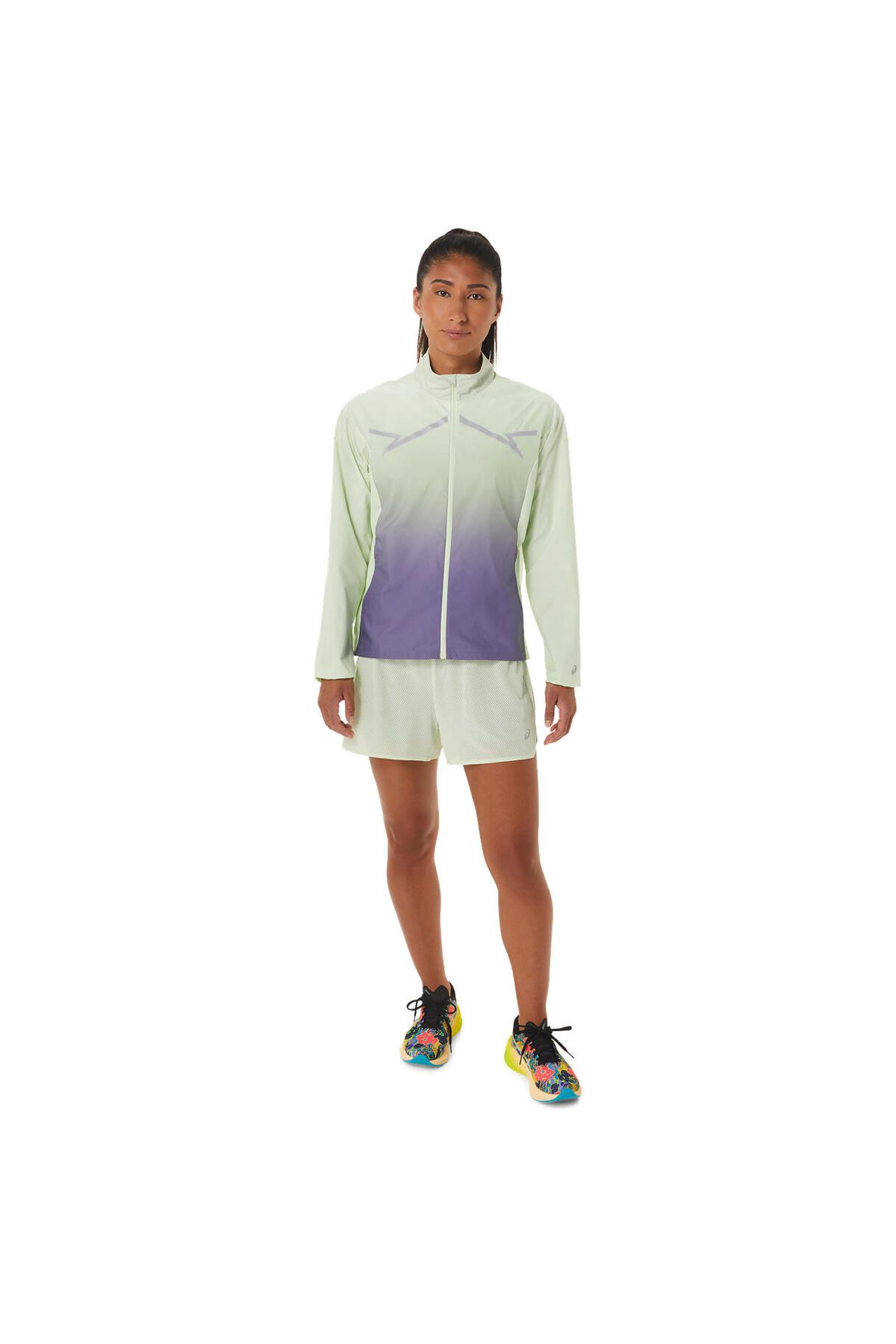 Asics Lite-show Jacket Kadın Yeşil Ceket 2012c742-300