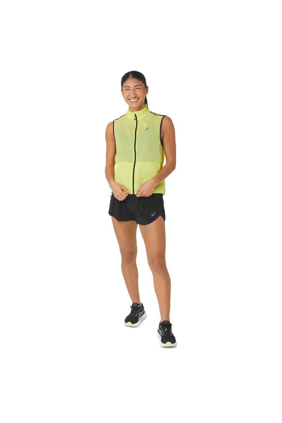 Asics Metarun Packable Vest Kadın Sarı Yelek 2012C748-750